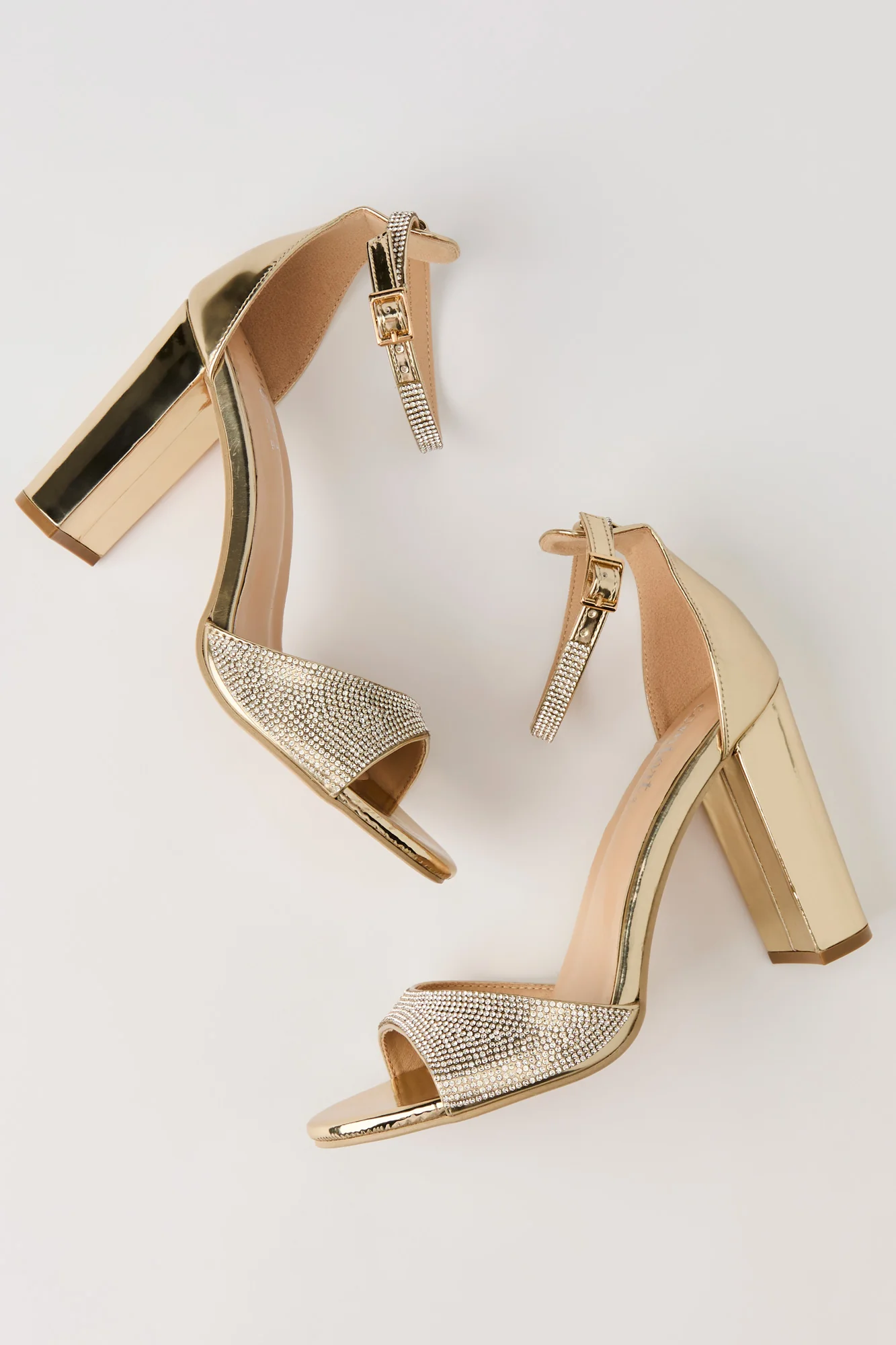 Rhinestone Ankle Band High Heel - Image 4