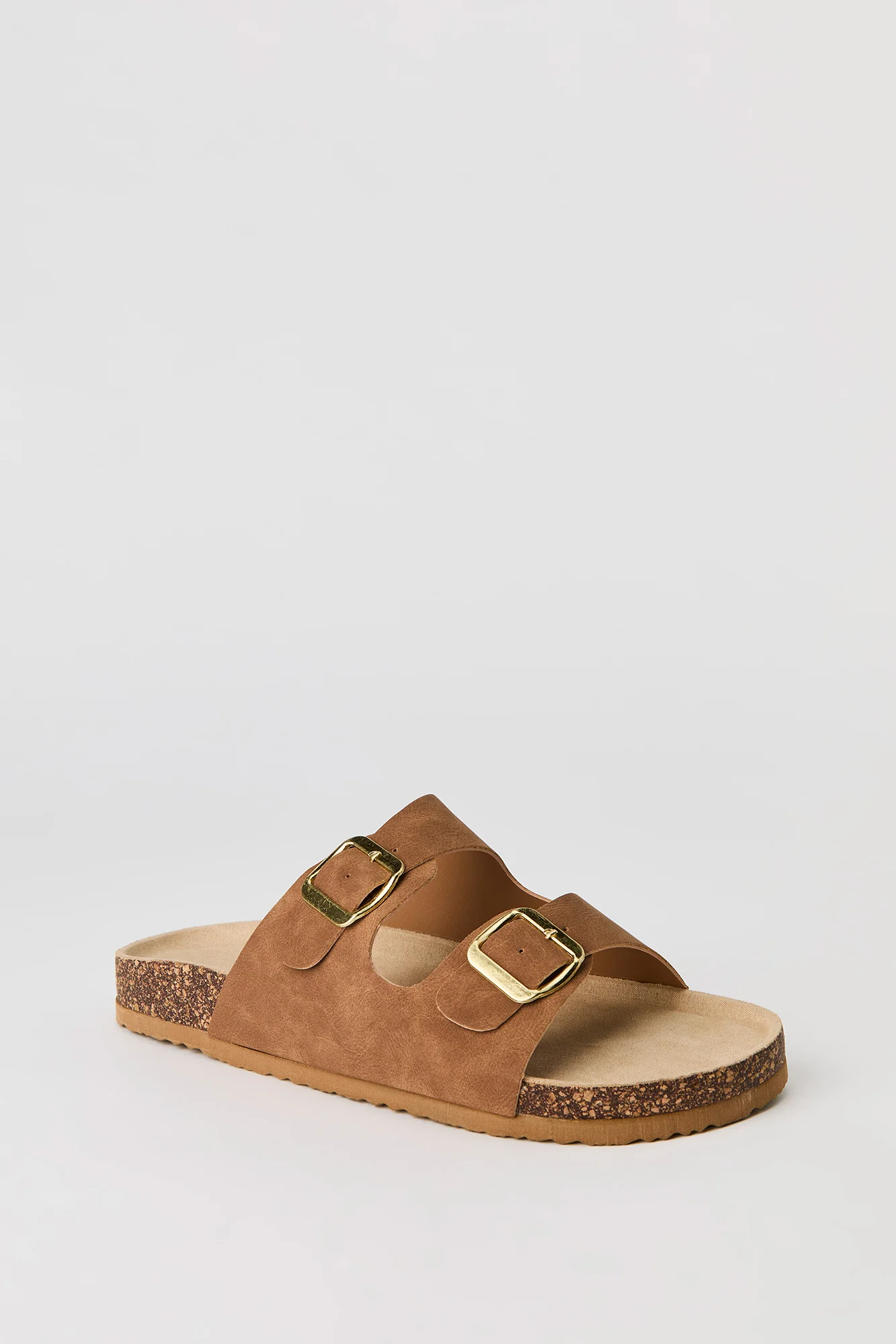 Buckled Cork Slide Sandal - Image 2