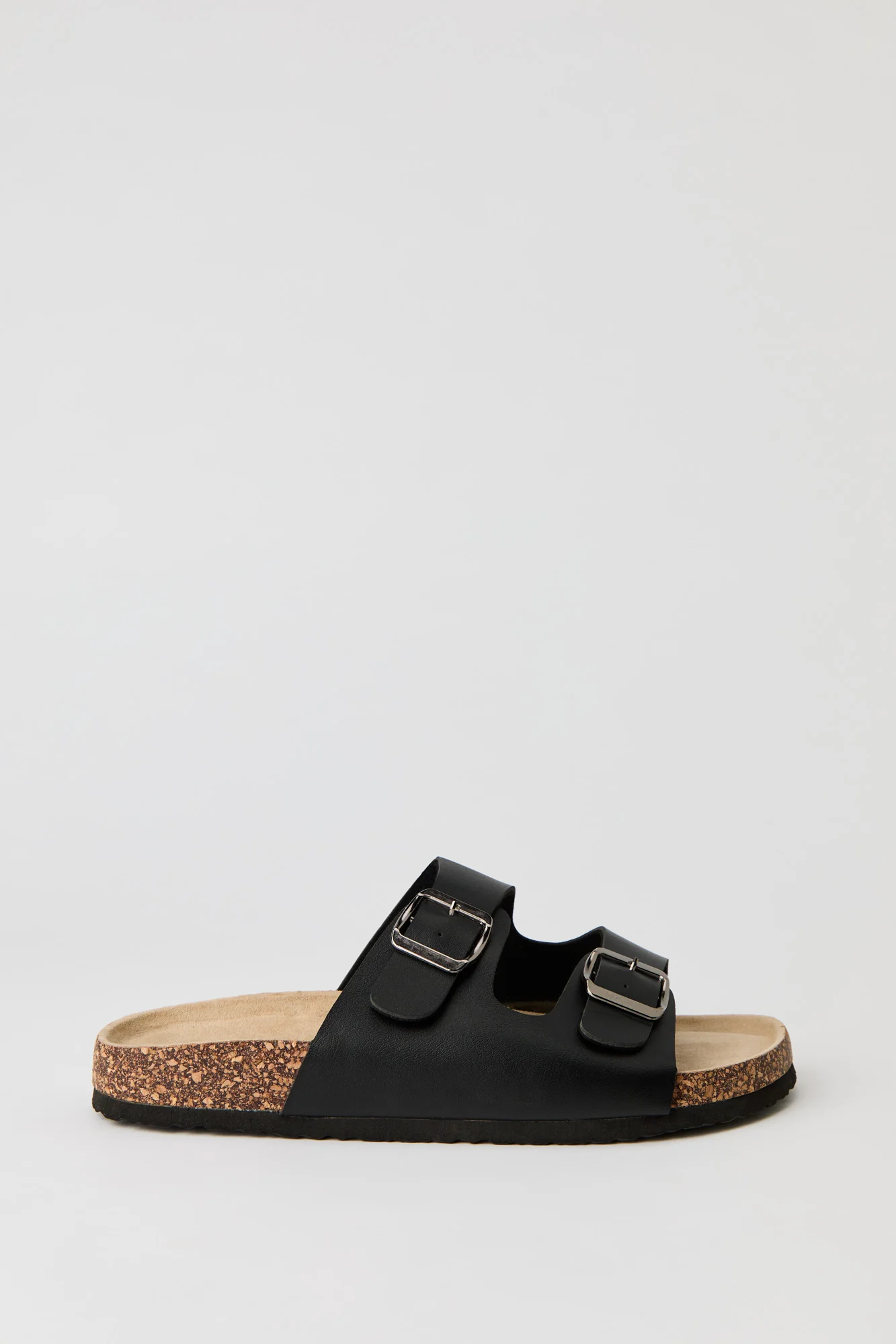 Buckled Cork Slide Sandal - Image 4