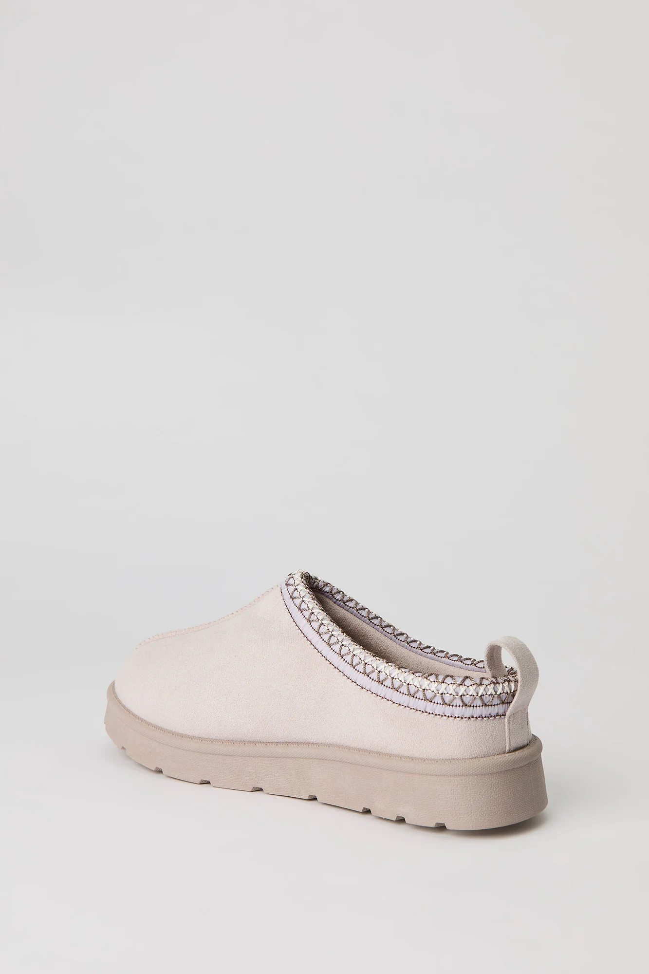 Faux Suede Embroidered Slipper Booties - Image 22