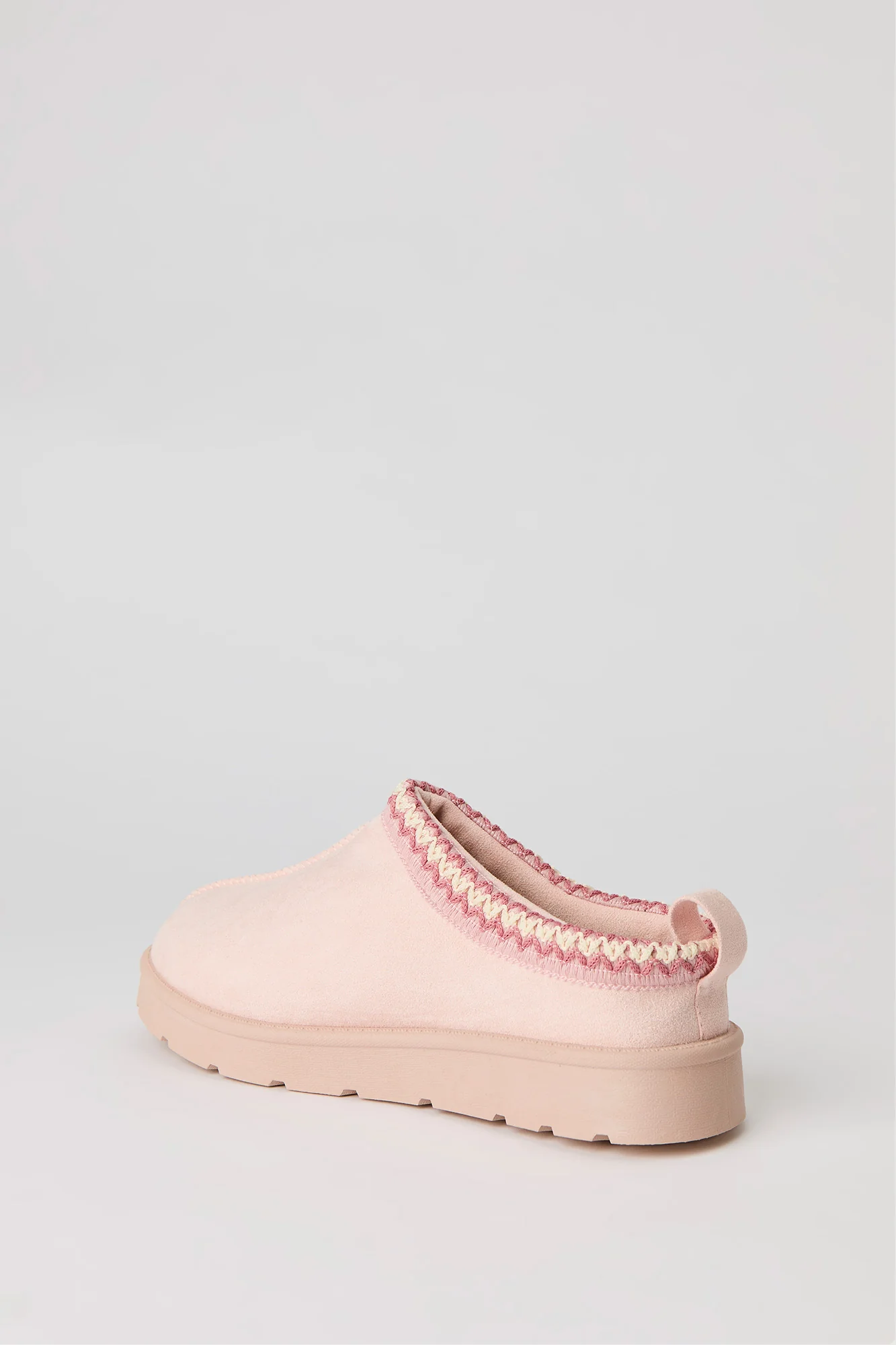Faux Suede Embroidered Slipper Booties - Image 25
