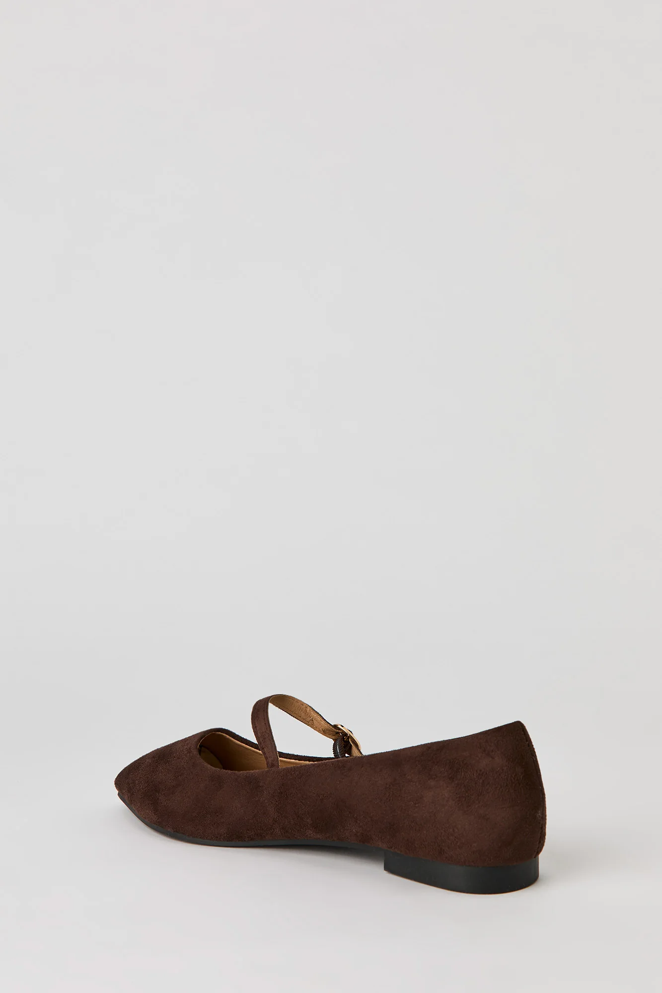 Faux Suede Mary Jane Ballet Flat - Image 3