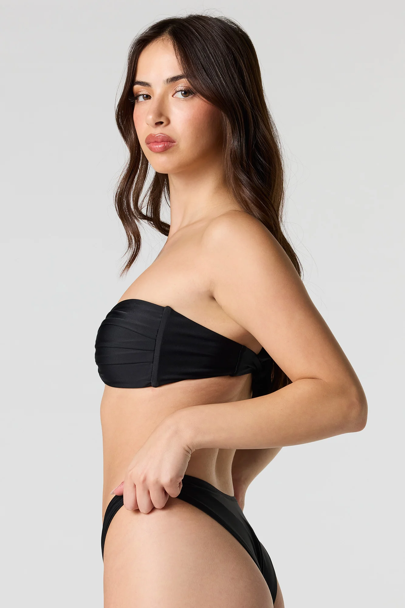 Eyelet Bandeau Bikini Top - Image 6