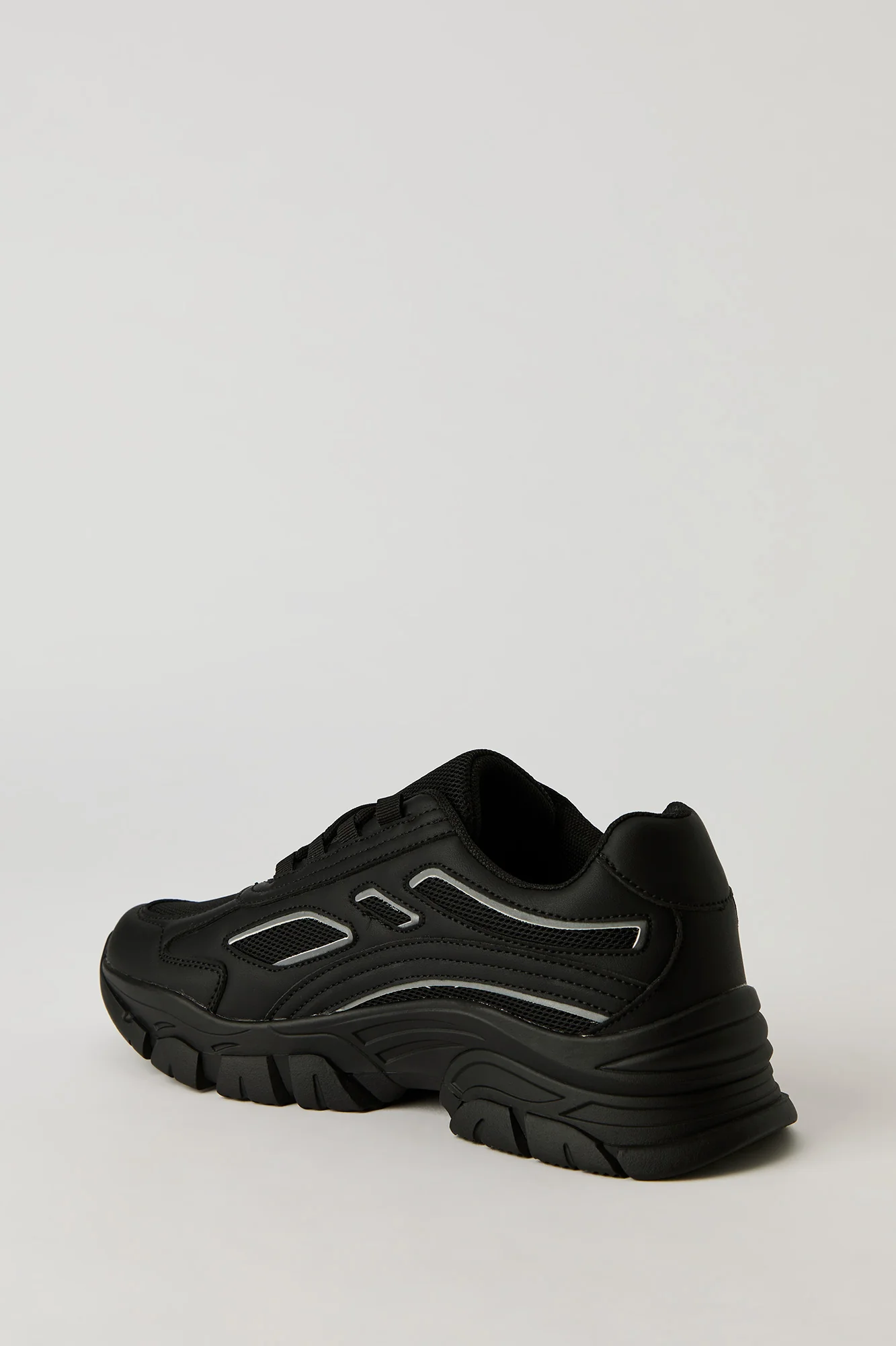 Mesh & Faux Leather Running Shoes - Image 6