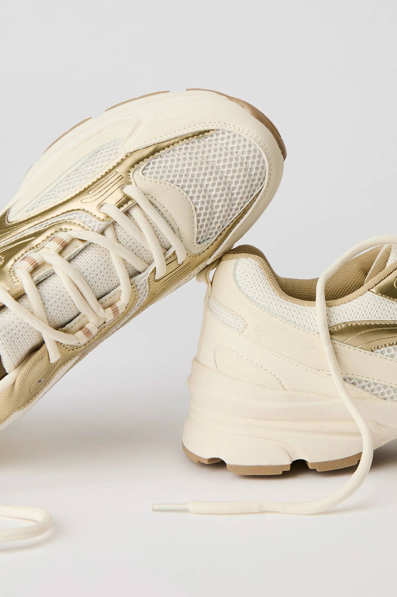 Mesh & Metallic Chunky Sneakers - Image 12