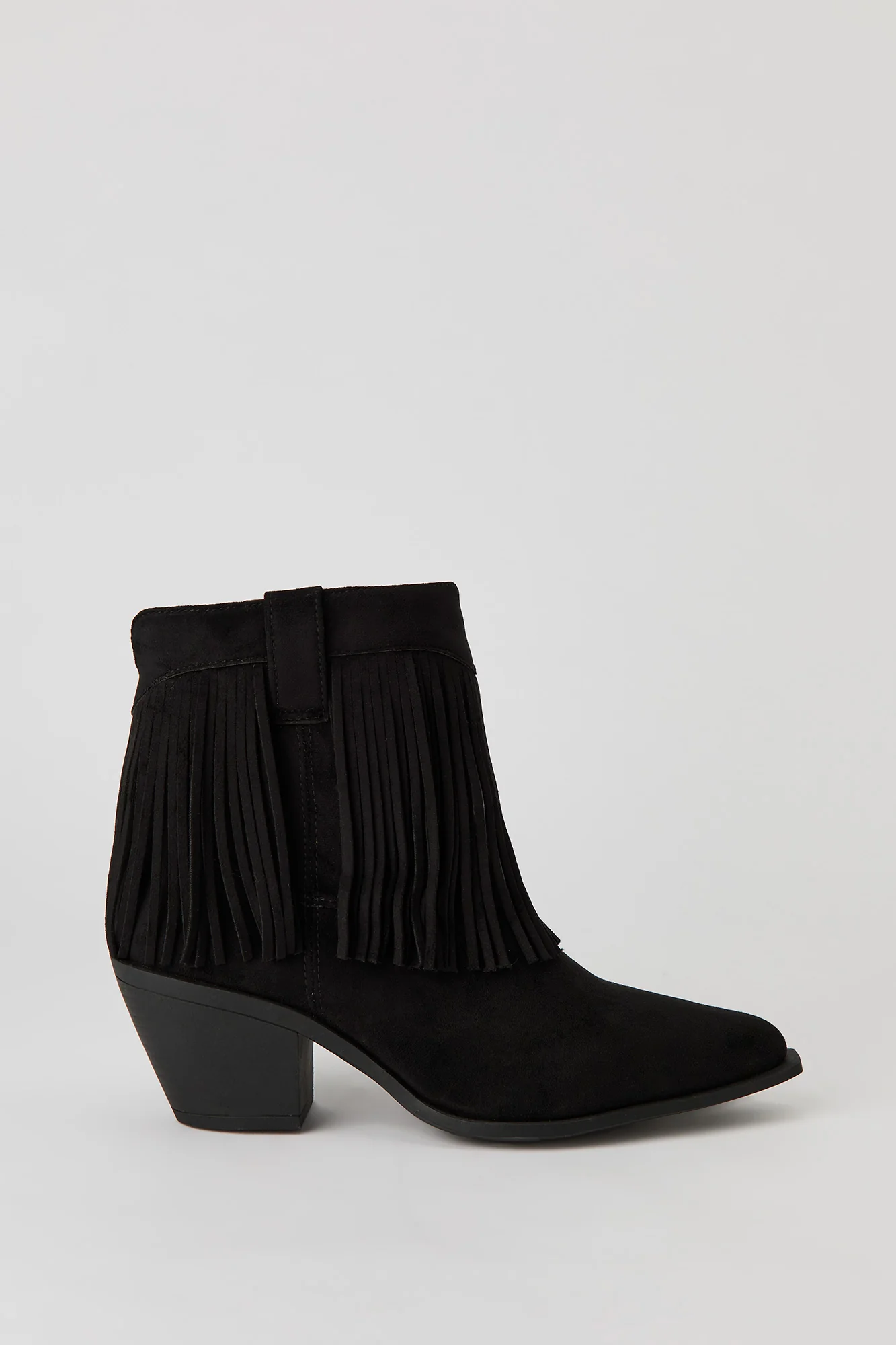 Fringe Cowboy Ankle Boot - Image 5