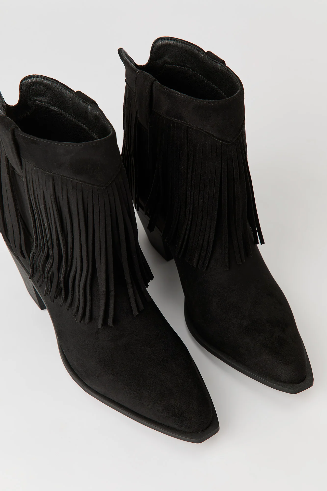 Fringe Cowboy Ankle Boot - Image 8