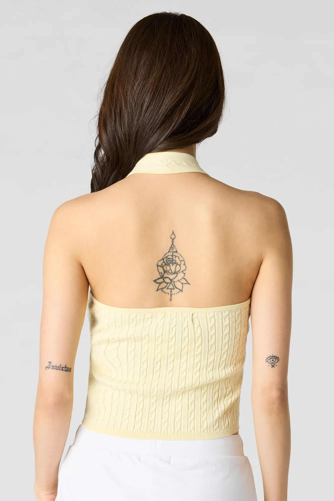 Cable Knit Halter Top - Image 2