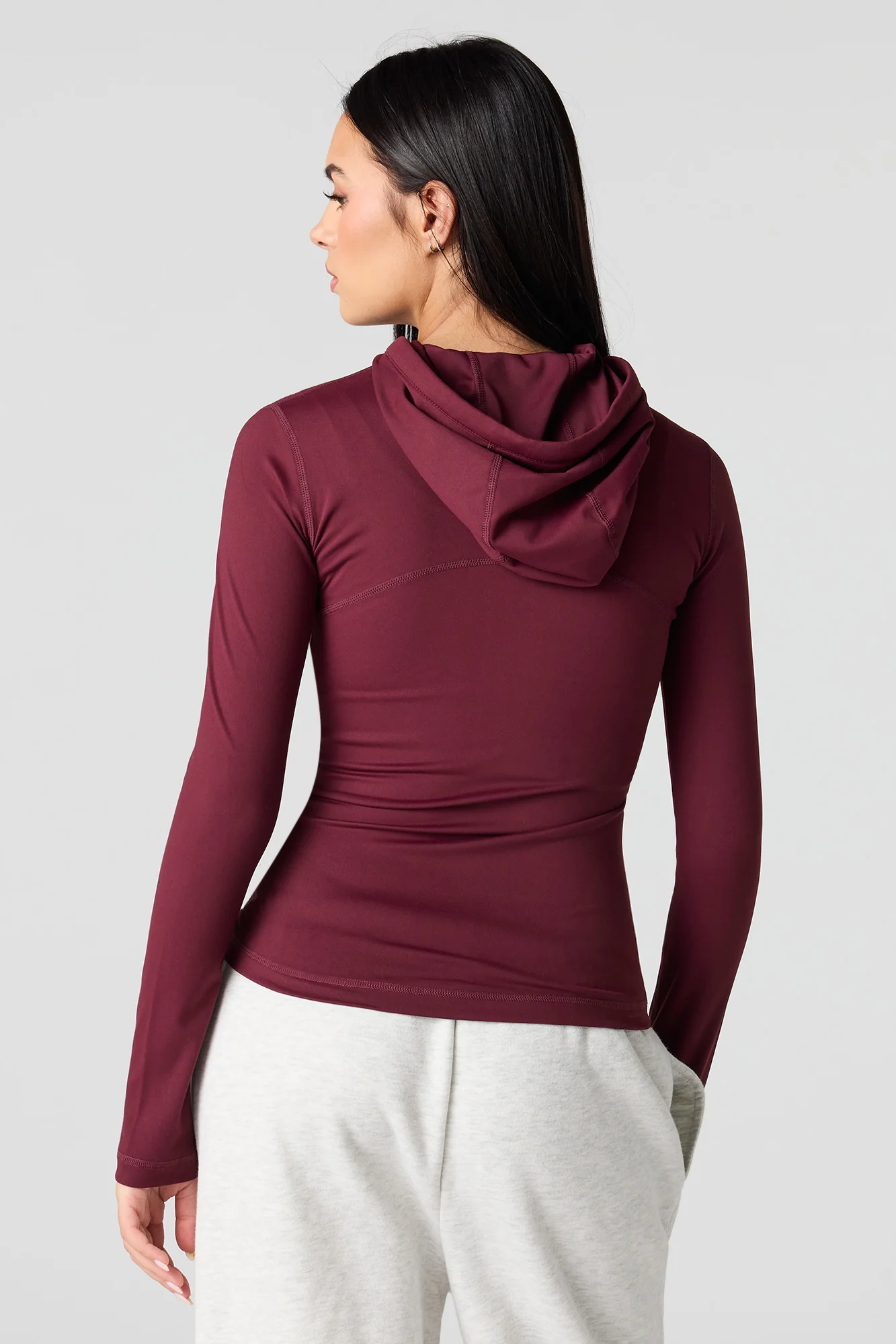 Active High Density Zip-Up Hoodie - Image 8