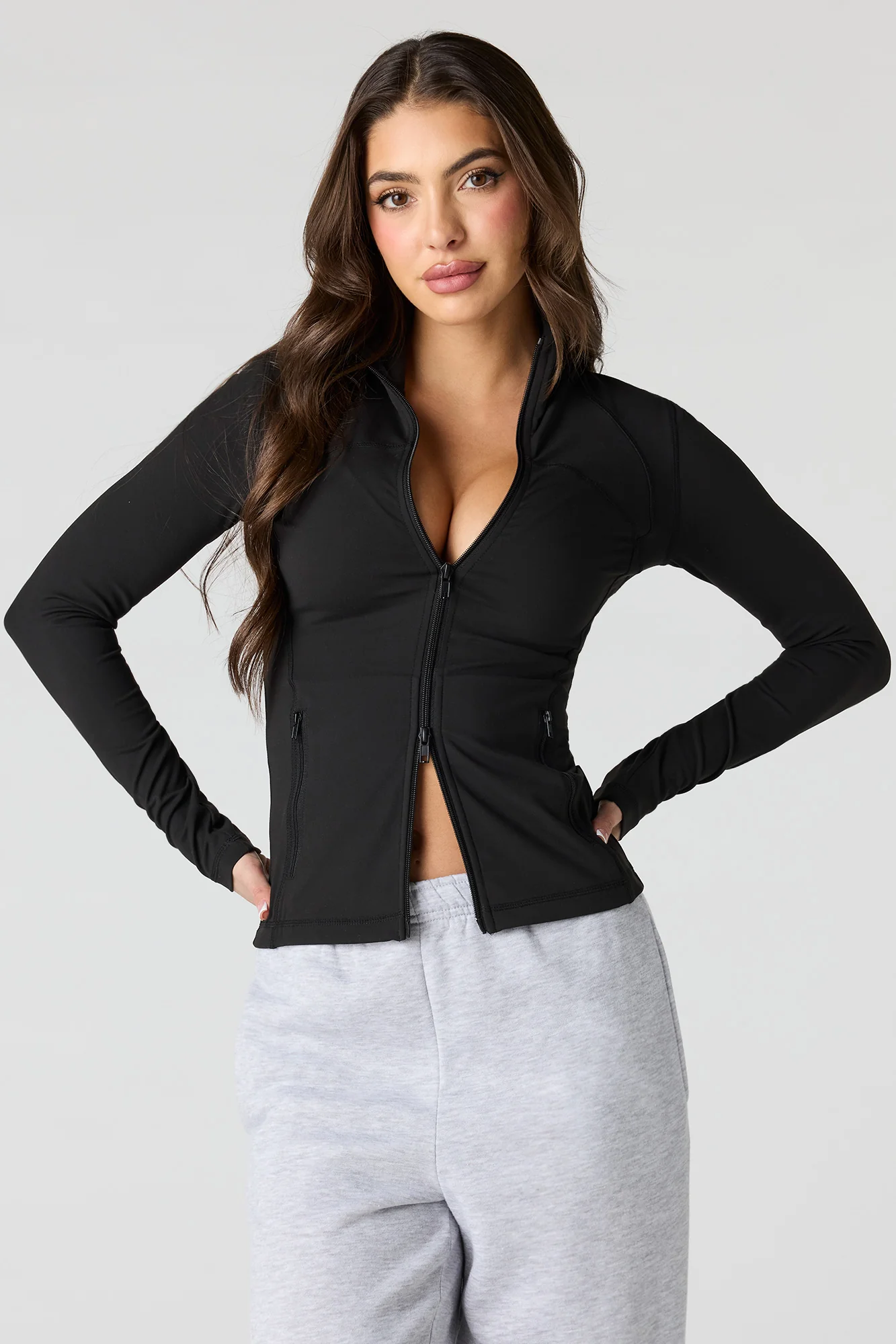 Active 2 Way Zip-Up Jacket - Image 5