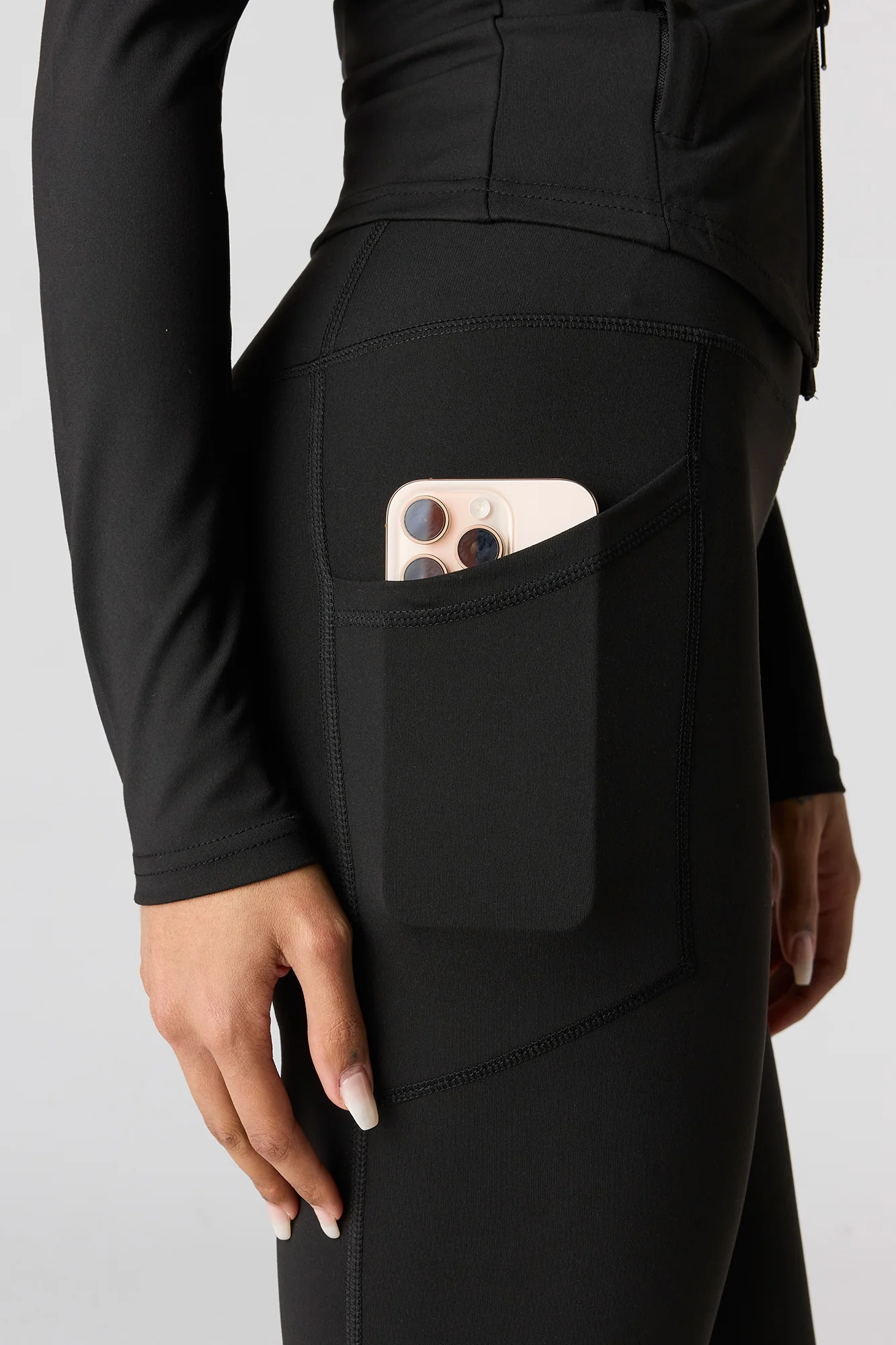 Active High Density Side Pocket Legging - Image 9