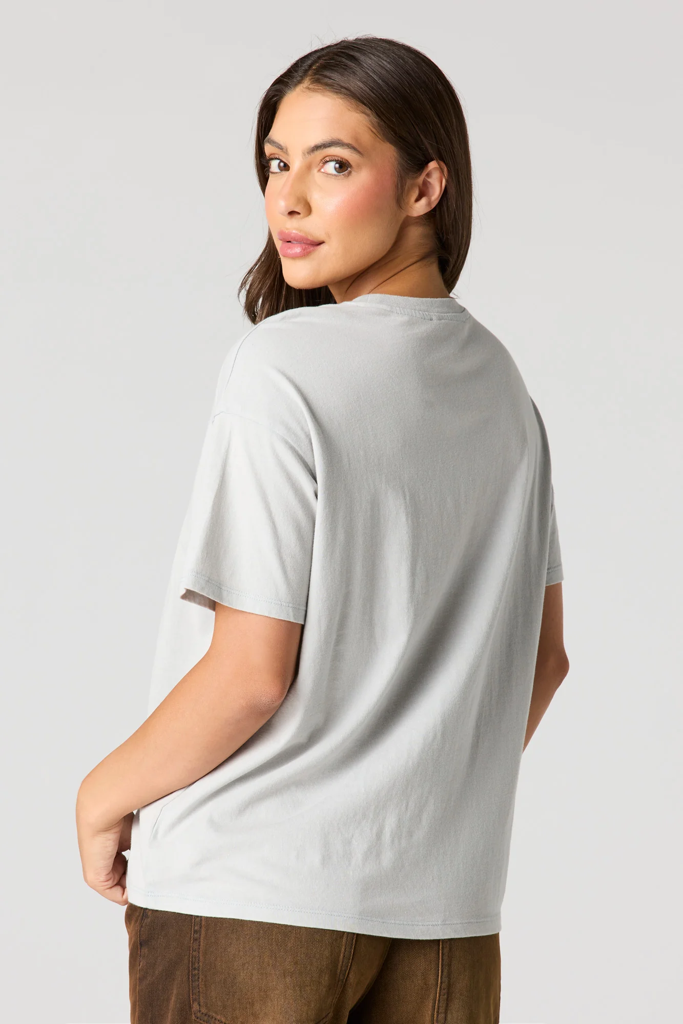 Cosmic Graphic Washed Boyfriend T-Shirt - Image 14
