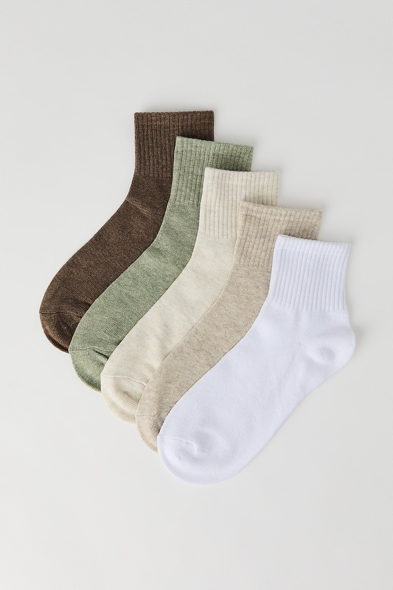 Ribbed Cuff Socks (5 Pack) - Image 4