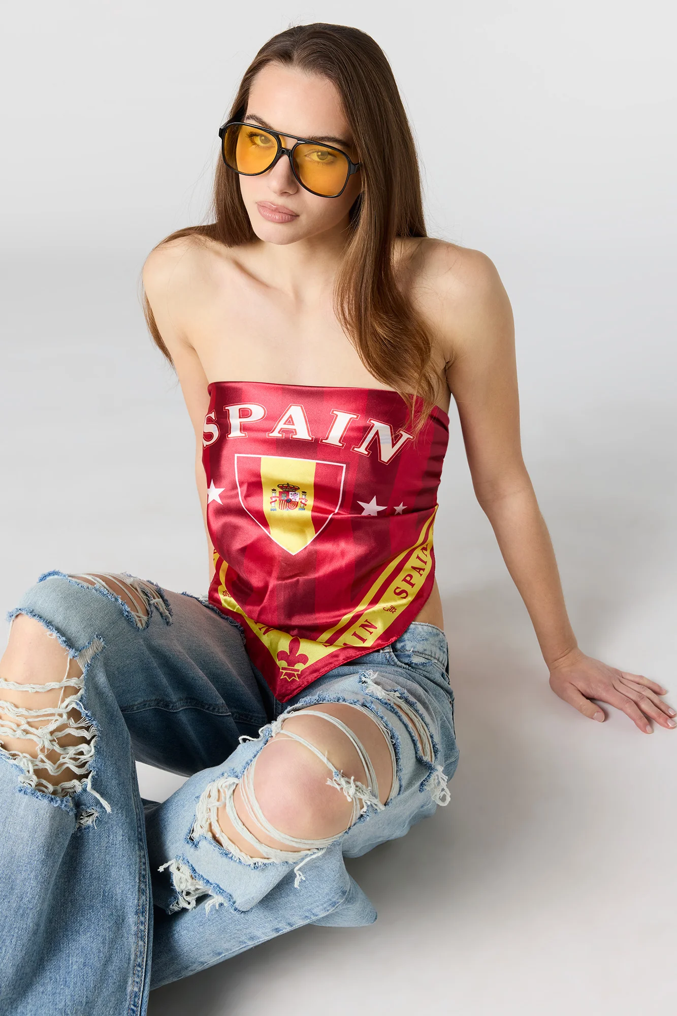Spain Satin Multiway Scarf