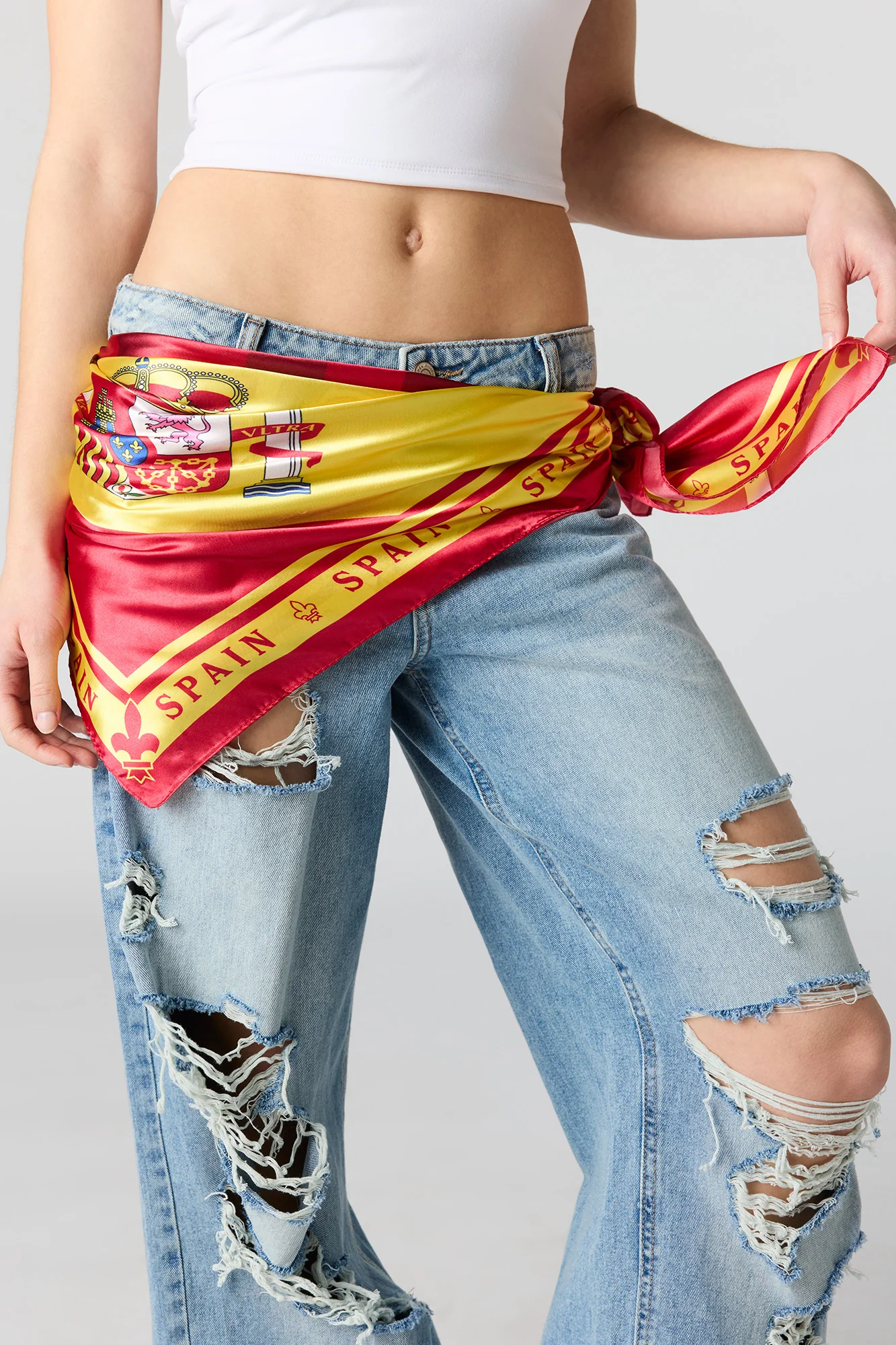 Spain Satin Multiway Scarf - Image 2