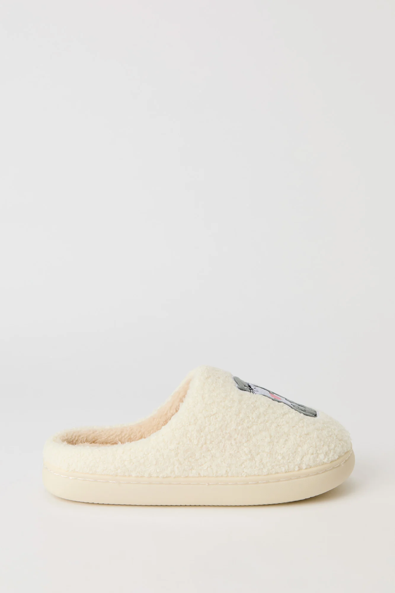 Otter Embroidered Sherpa Slippers - Image 2
