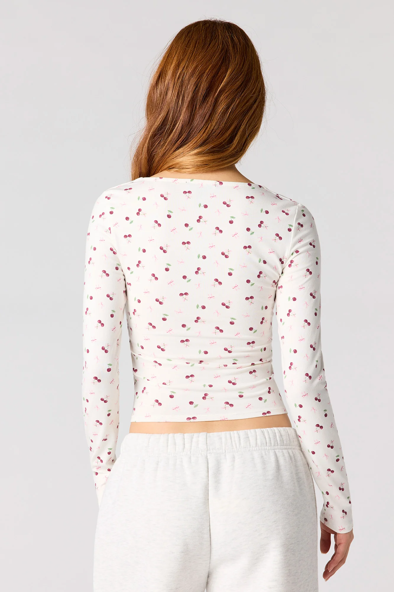 Contour V-Neck Long Sleeve Top - Image 12