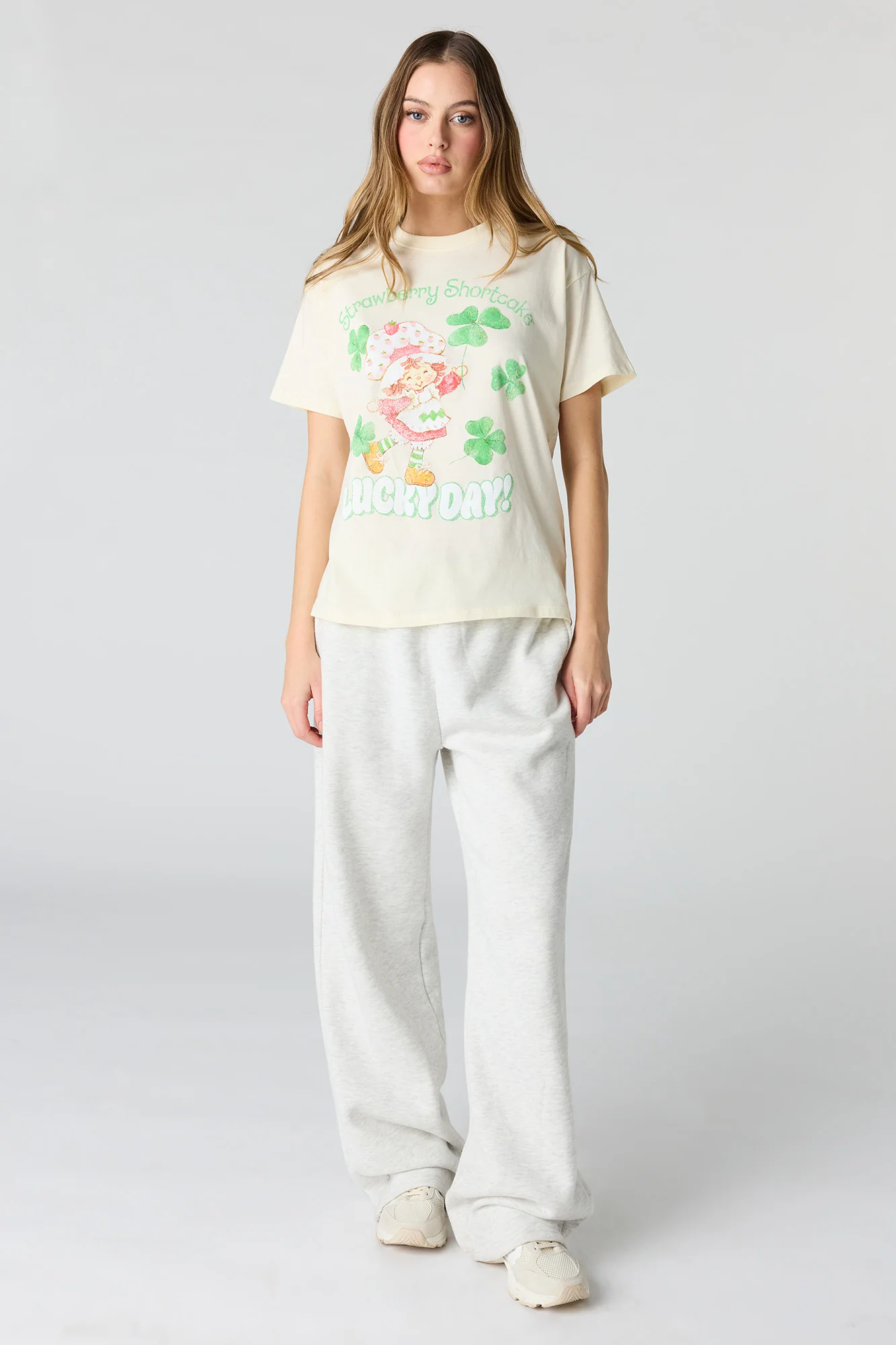 St. Patrick's Strawberry Shortcake Graphic T-Shirt - Image 3