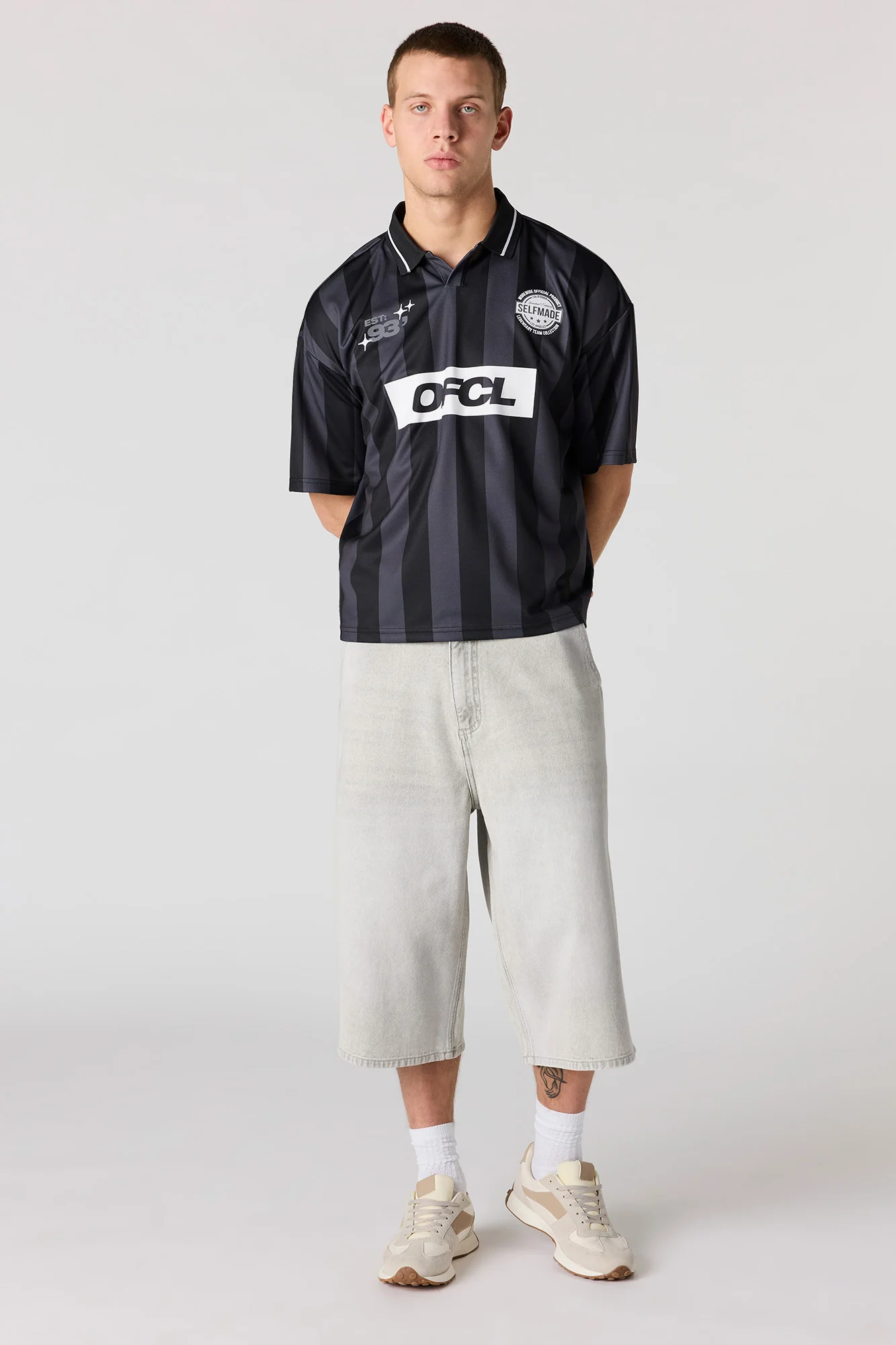 Graphic Mesh Soccer Jersey - Image 9