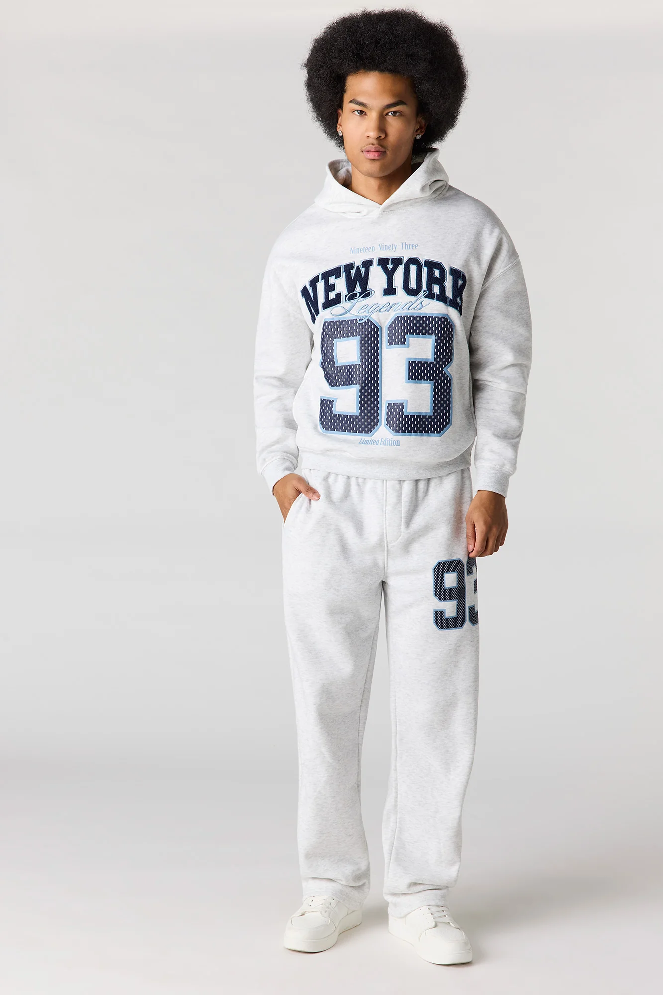 Graphic Boxy Fleece Hoodie - Image 9