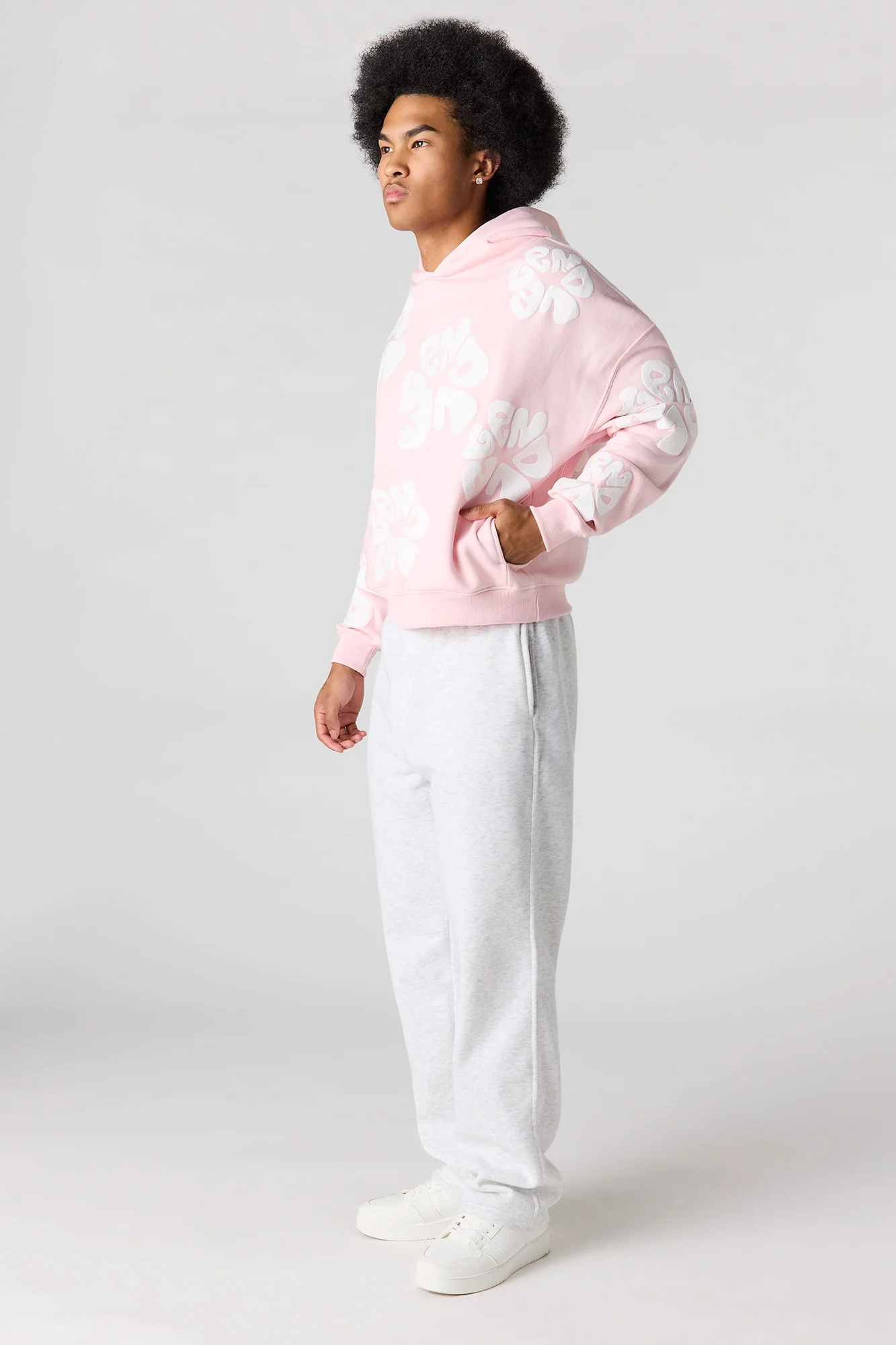 Legend Graphic Boxy Fleece Hoodie - Image 3