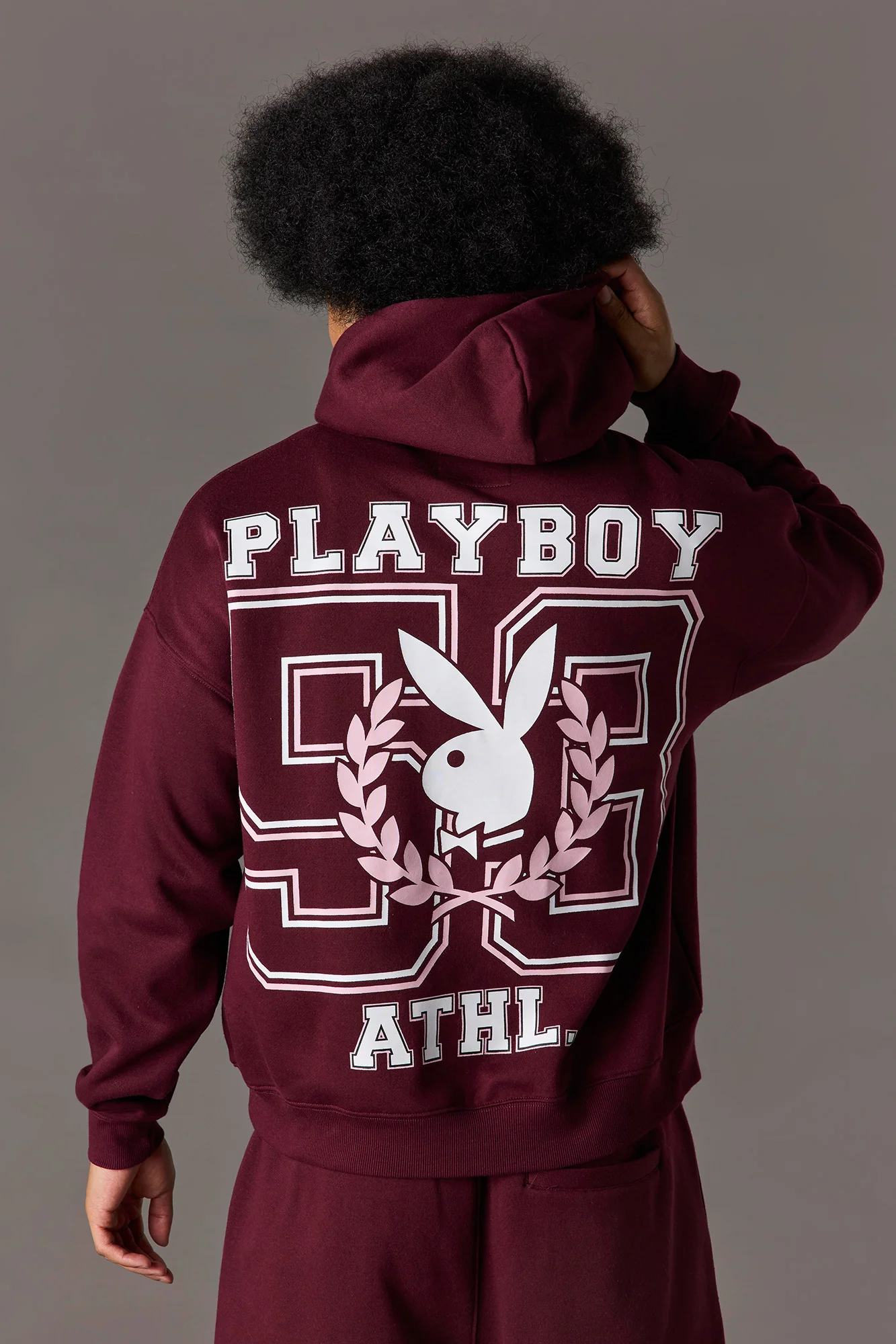 Playboy Graphic Fleece Boxy Hoodie