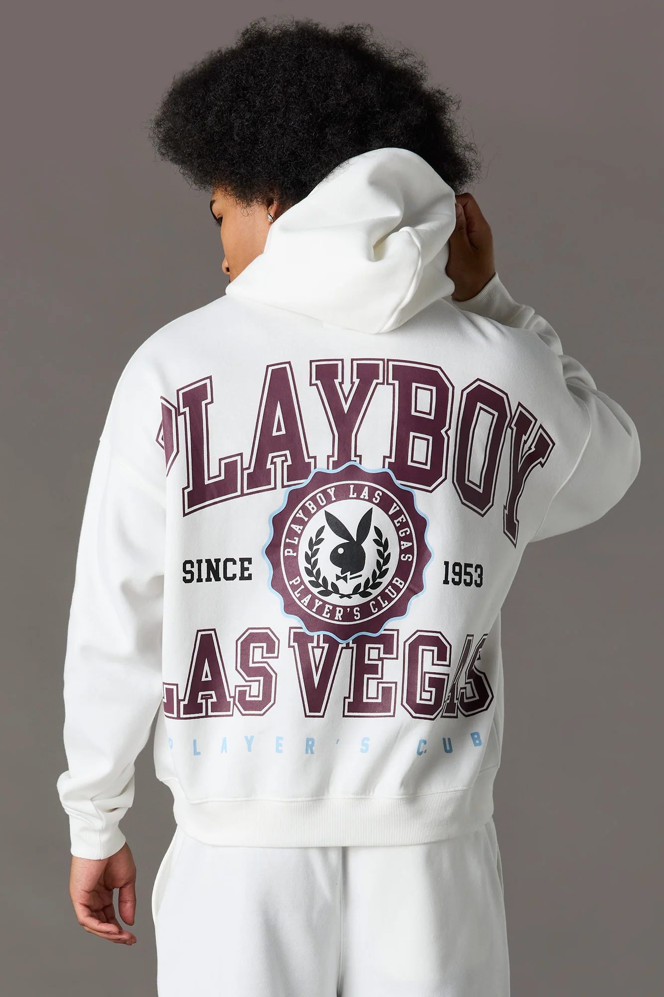 Playboy Graphic Fleece Boxy Hoodie - Image 7