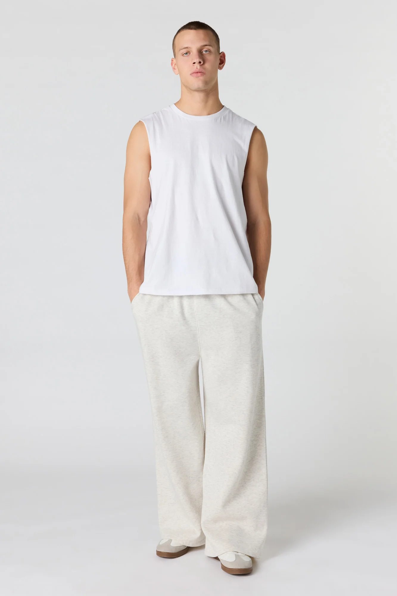 Fleece Wide Leg Sweatpant - Image 14