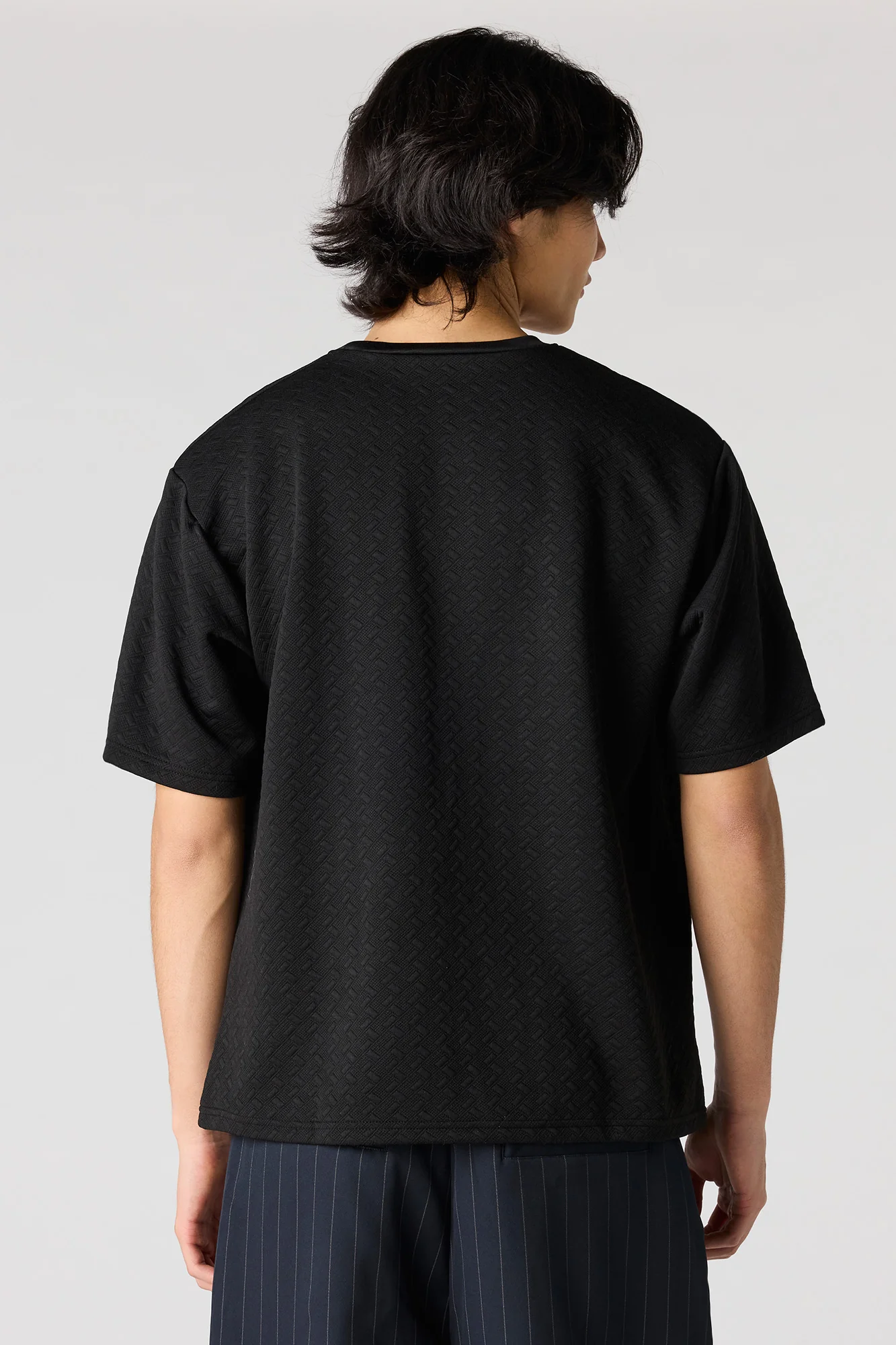 Textured Boxy T-Shirt - Image 5