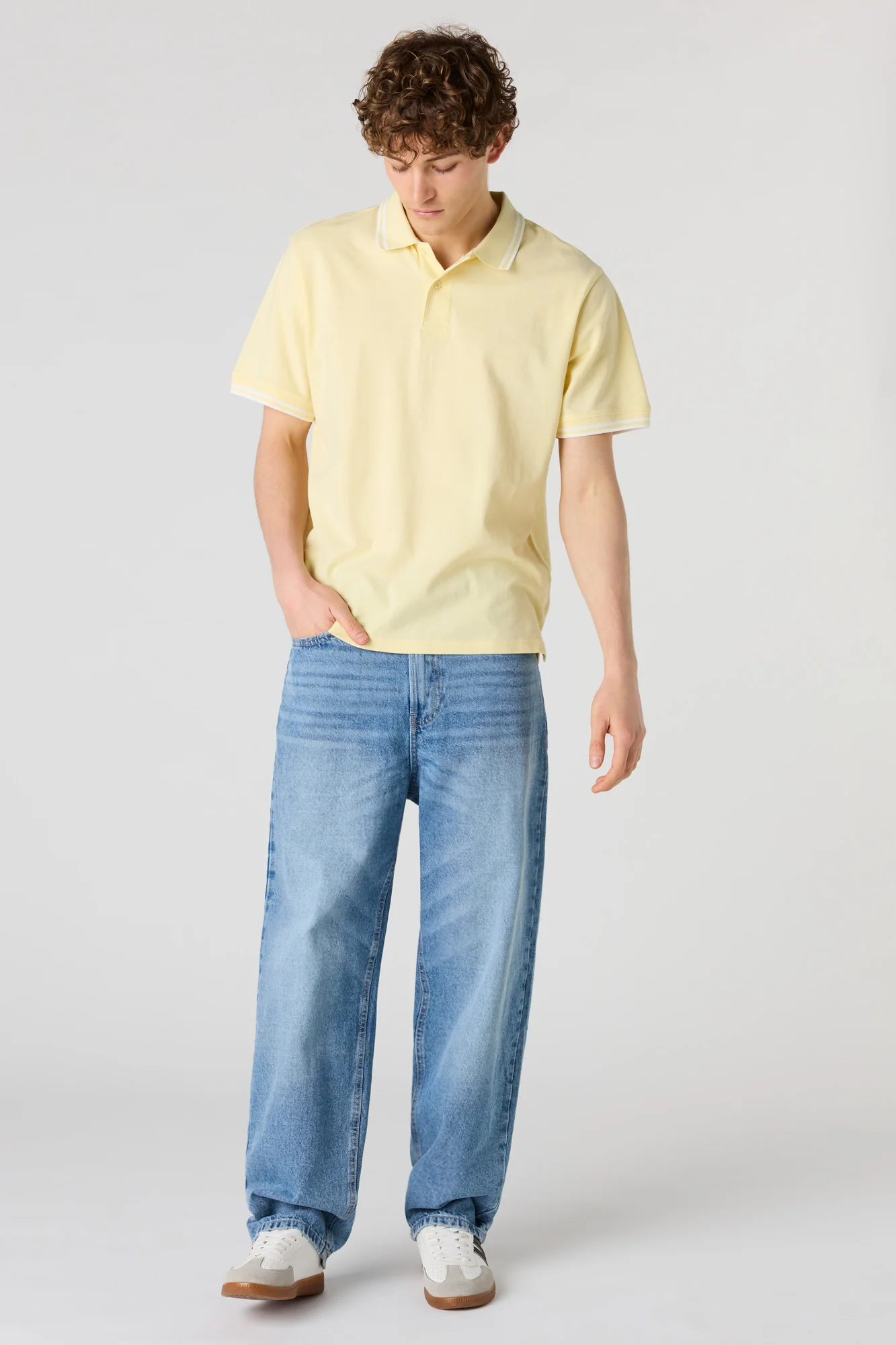 Striped Trim Polo - Image 19