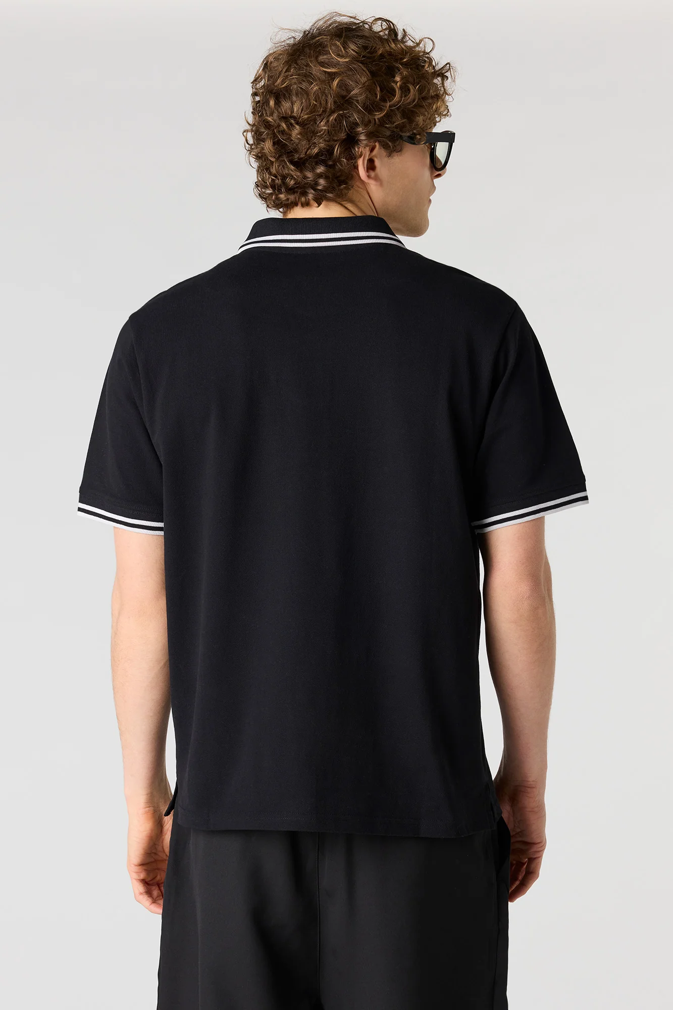 Striped Trim Polo - Image 6