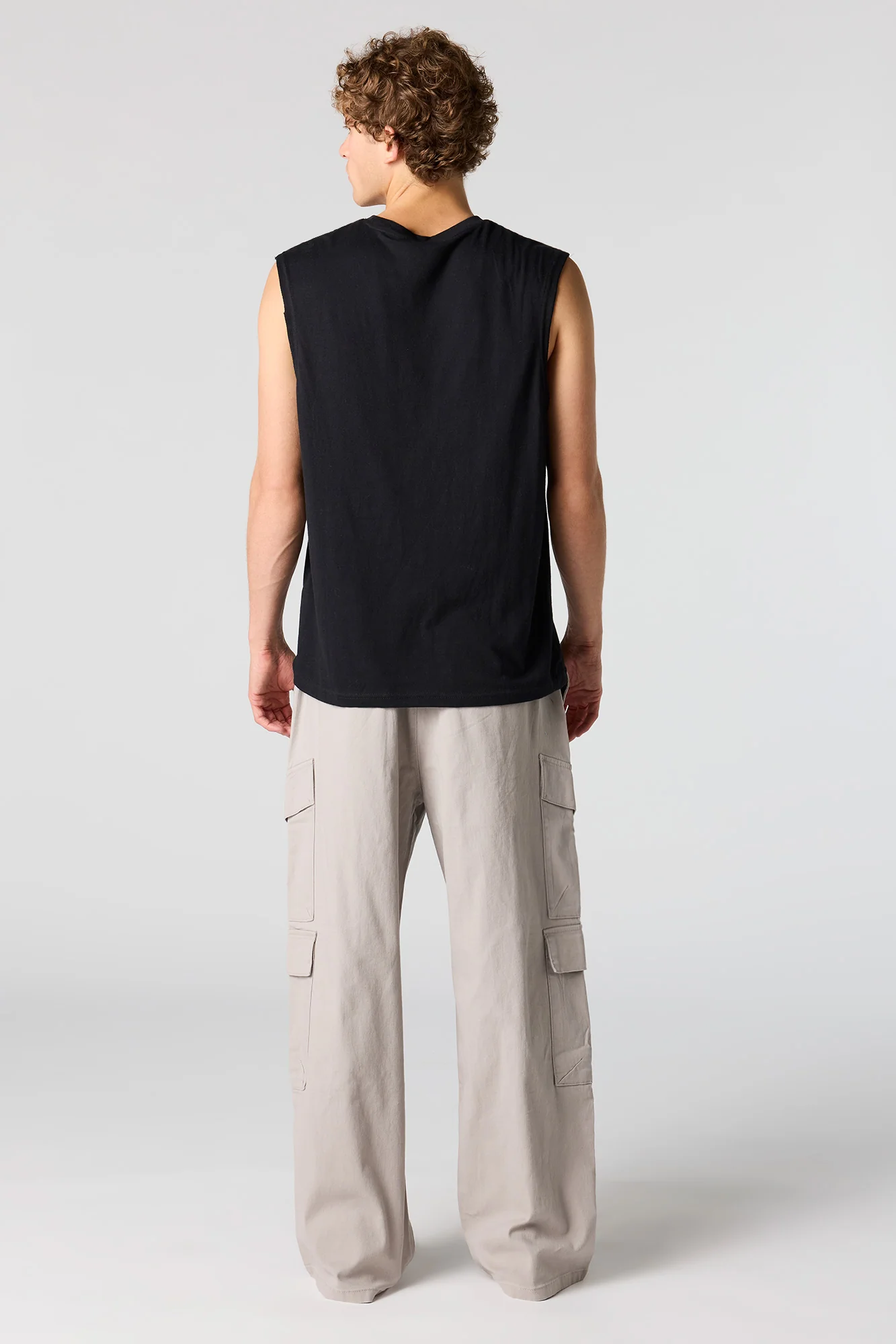 Baggy Cargo Drawstring Pant - Image 3