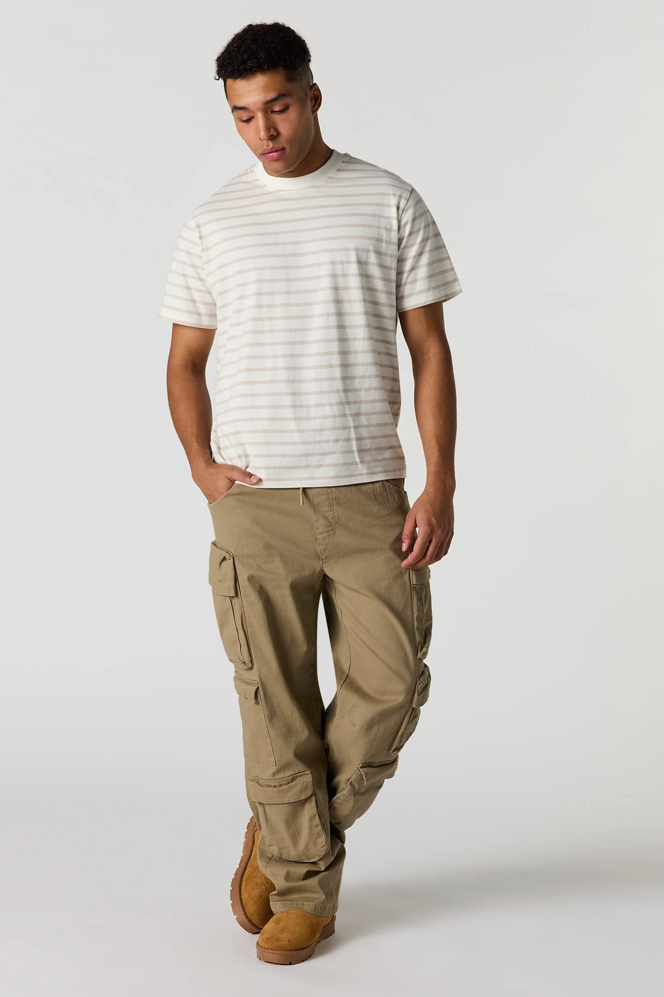 Respect Graphic Baggy Cargo Jogger - Image 10