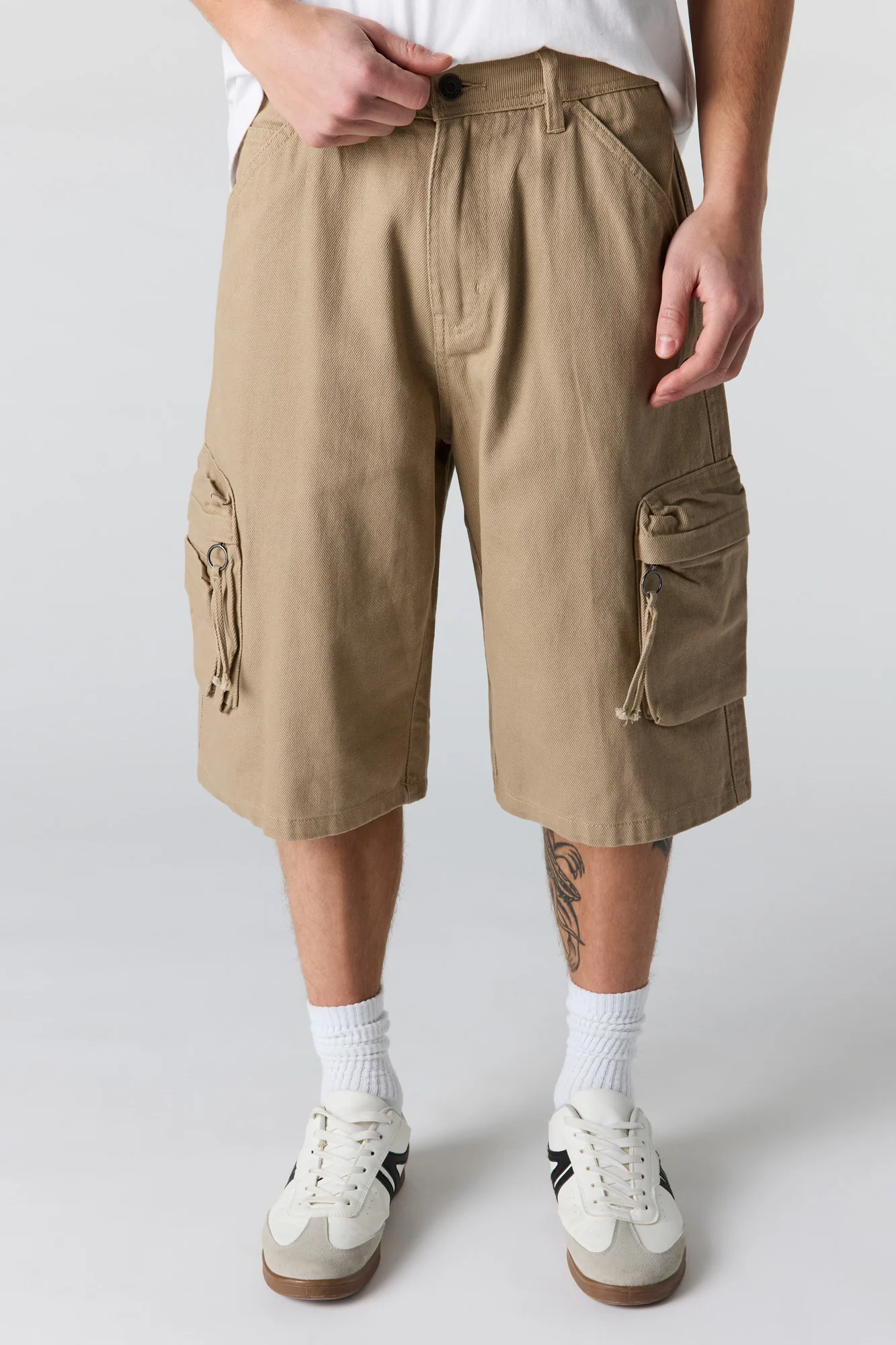 Denim Cargo Short - Image 4