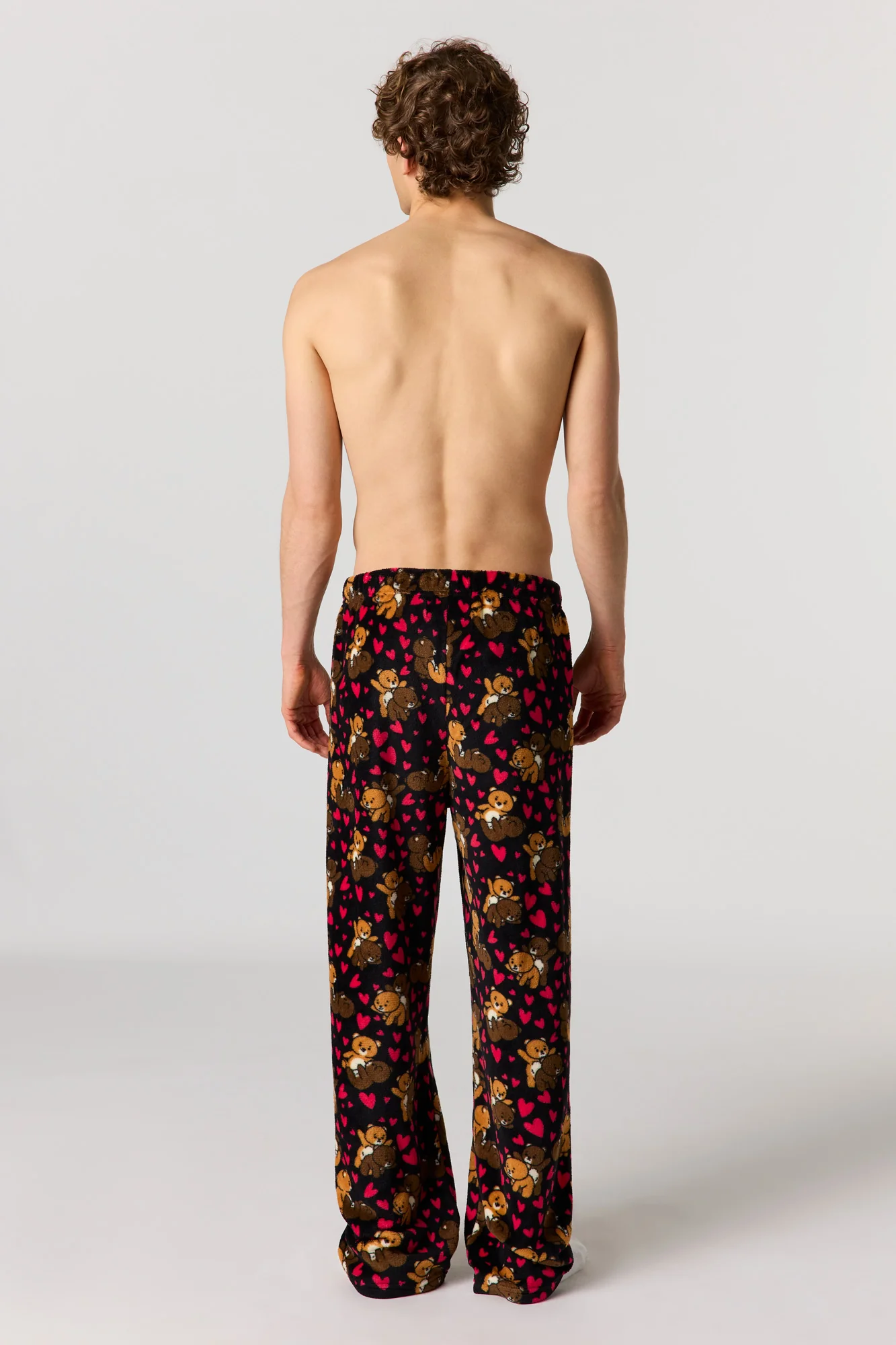 Plush Printed Pajama Pant - Image 6