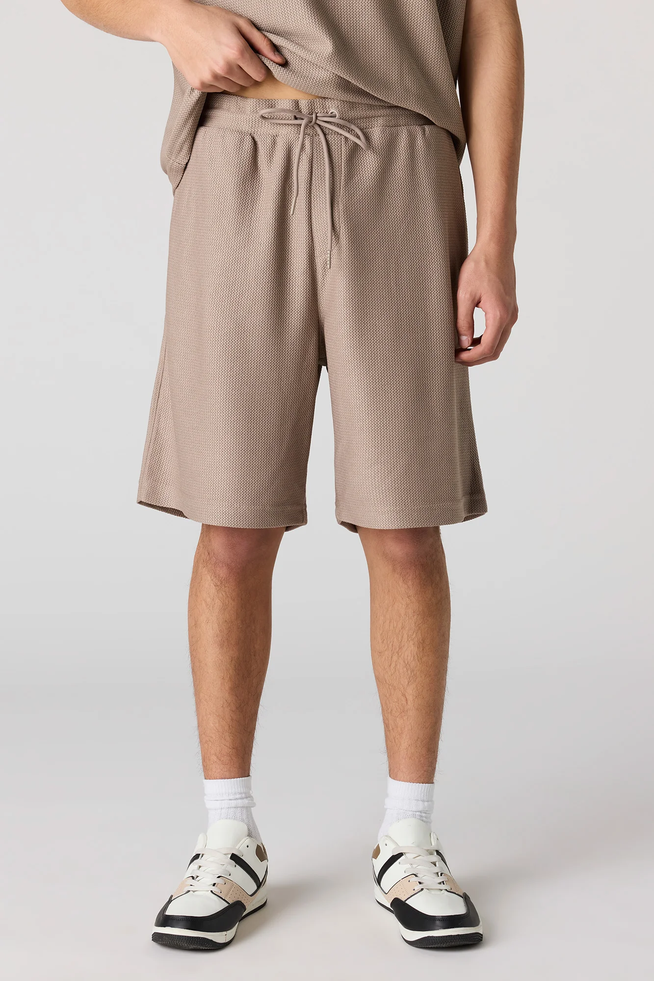 Premium Heavyweight Cotton Honeycomb Drawstring Short