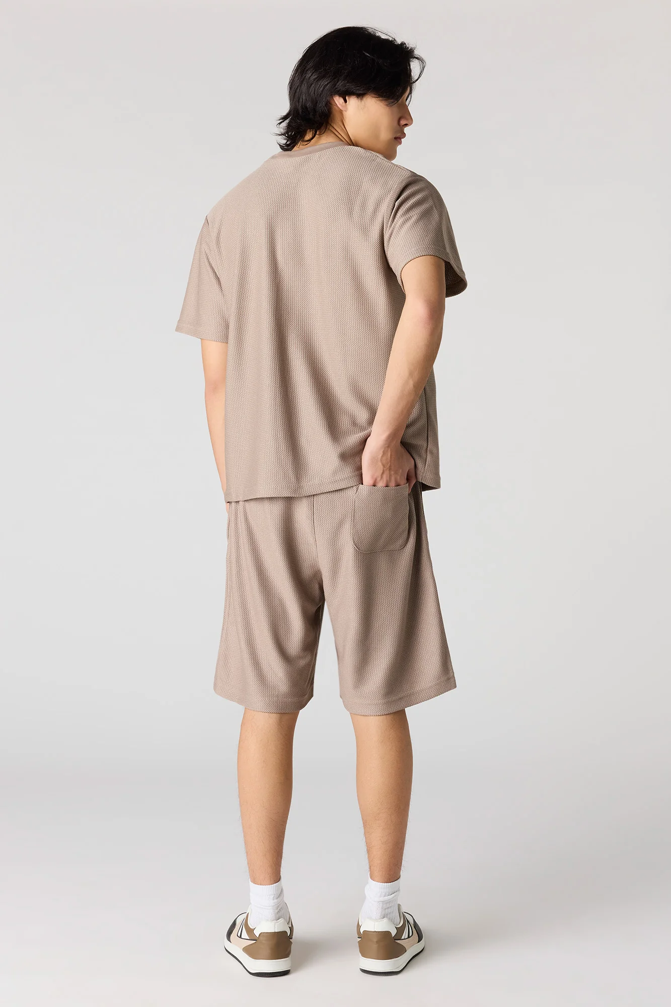 Premium Heavyweight Cotton Honeycomb Drawstring Short - Image 3