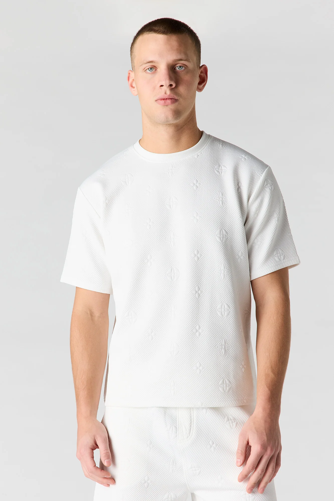 Jacquard Knit T-Shirt - Image 7