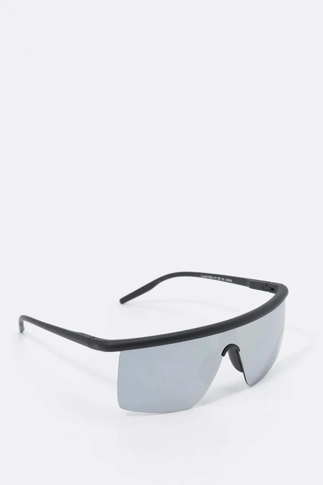 Rimless Square Shield Sunglasses - Image 5