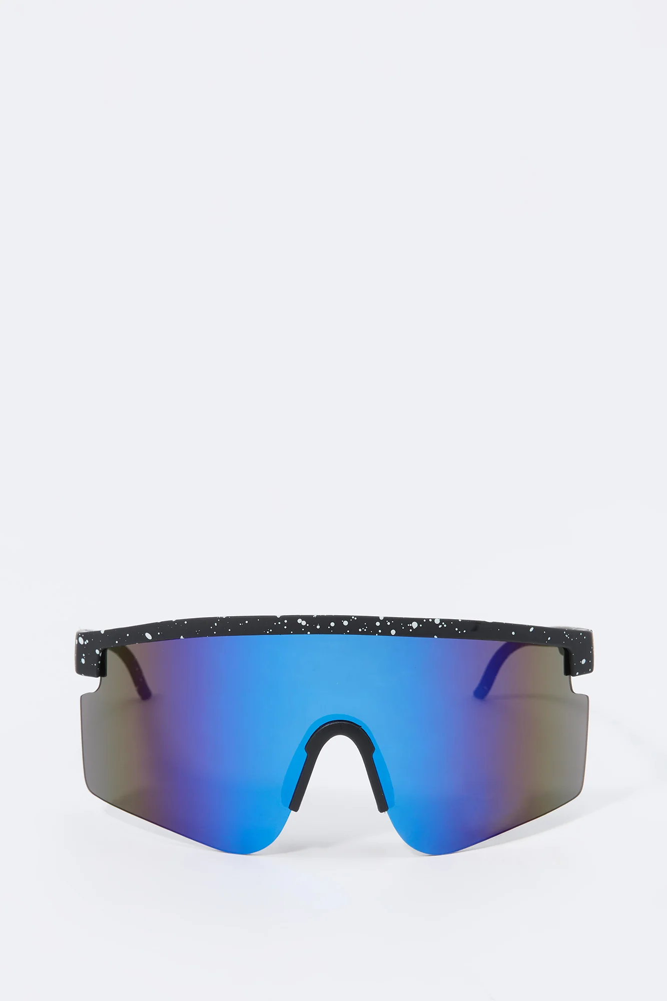 Paint Splatter Shield Sunglasses - Image 4