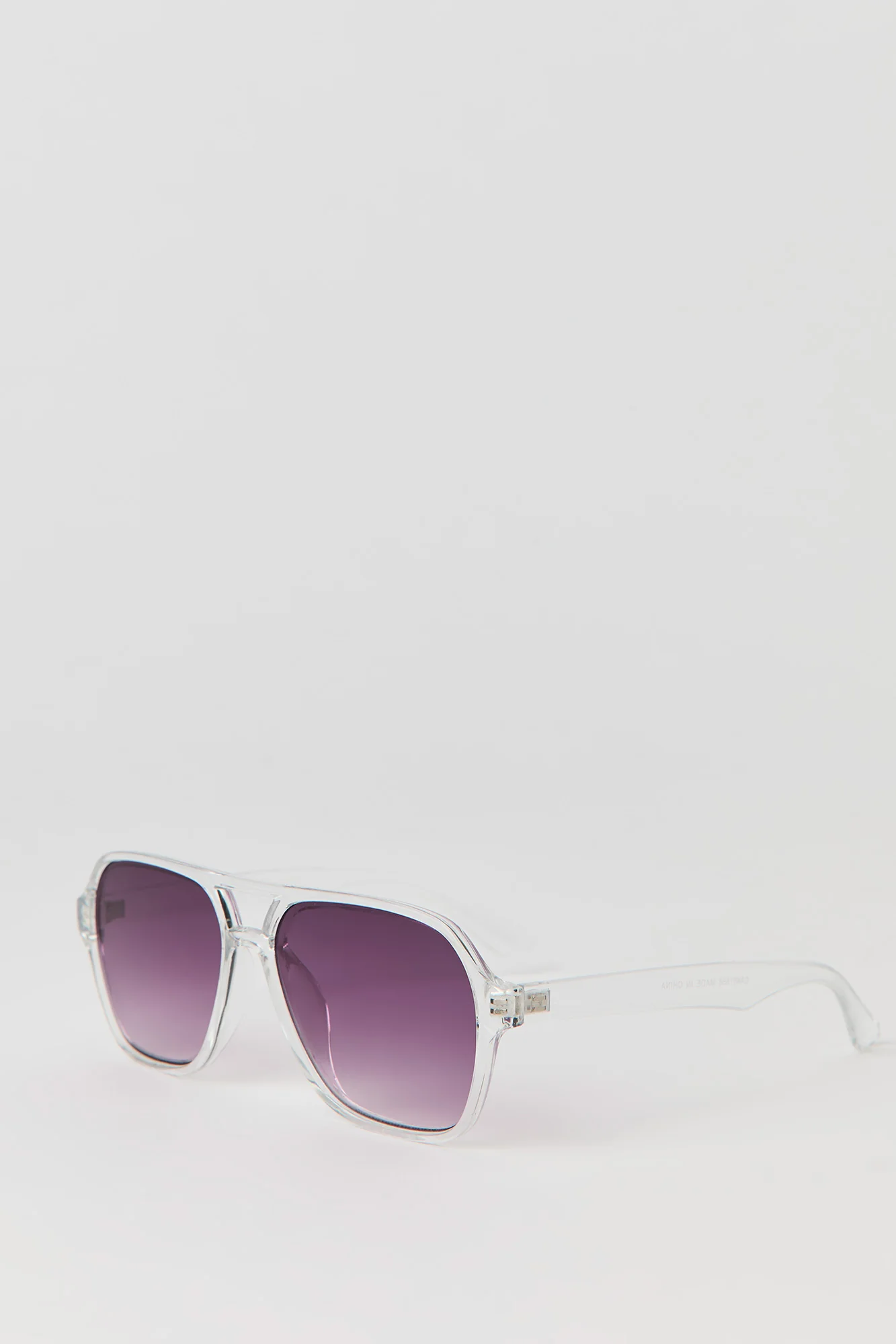 Lunettes de soleil aviateur épaisses - Image 2