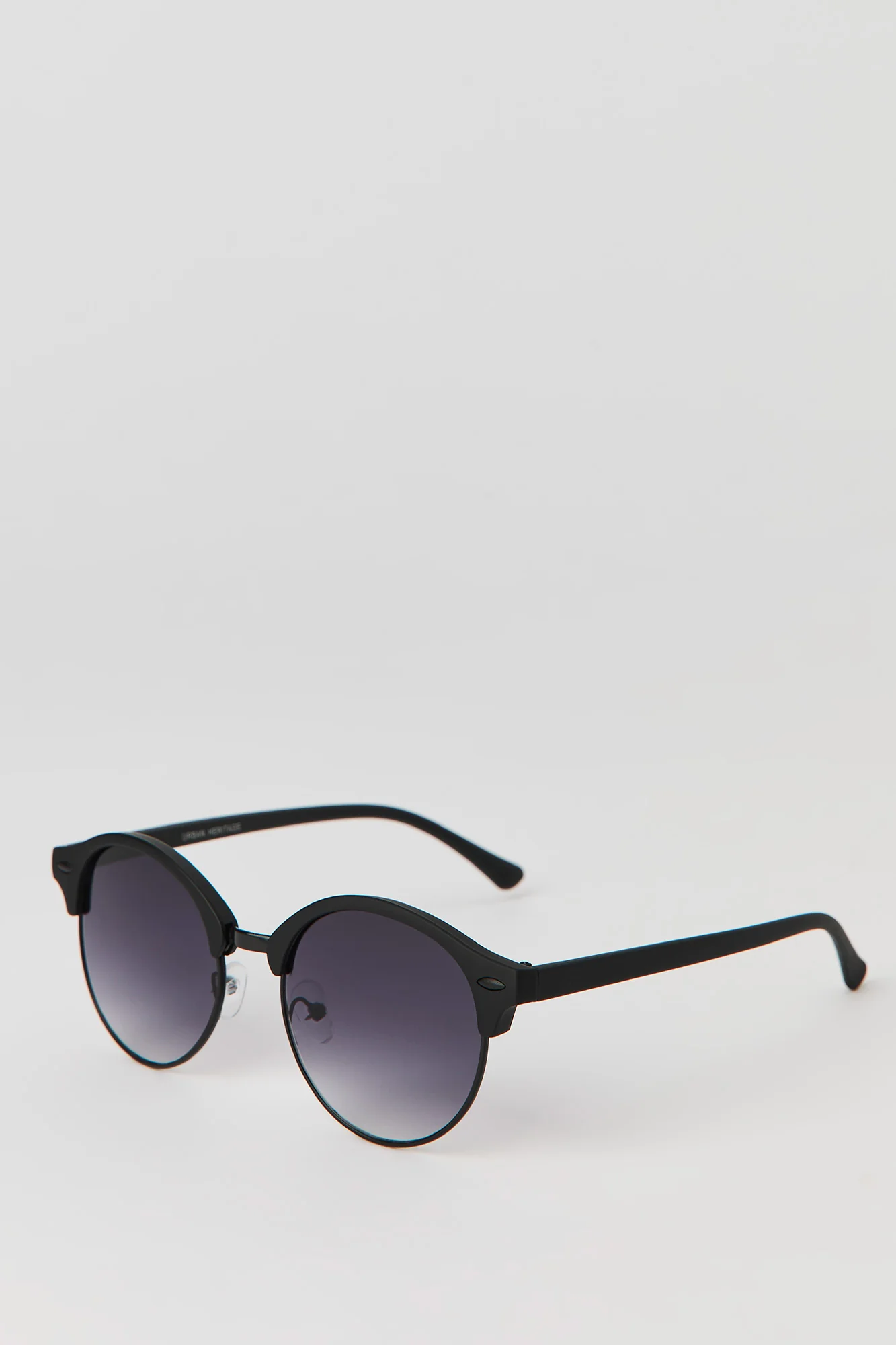 Lunettes de soleil Clubmaster noires - Image 2