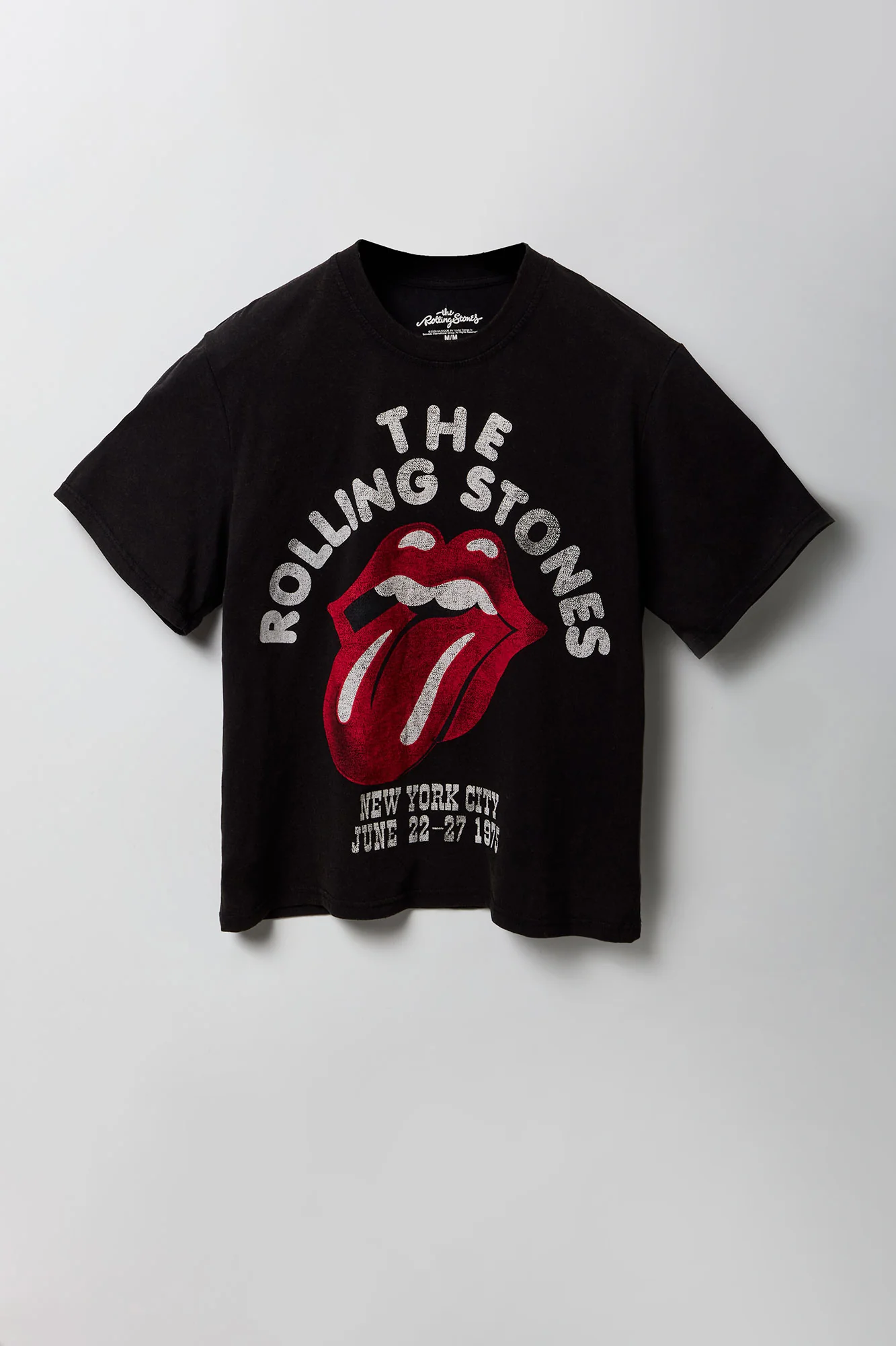 Premium Heavyweight Cotton Rolling Stones Graphic T-Shirt - Image 4