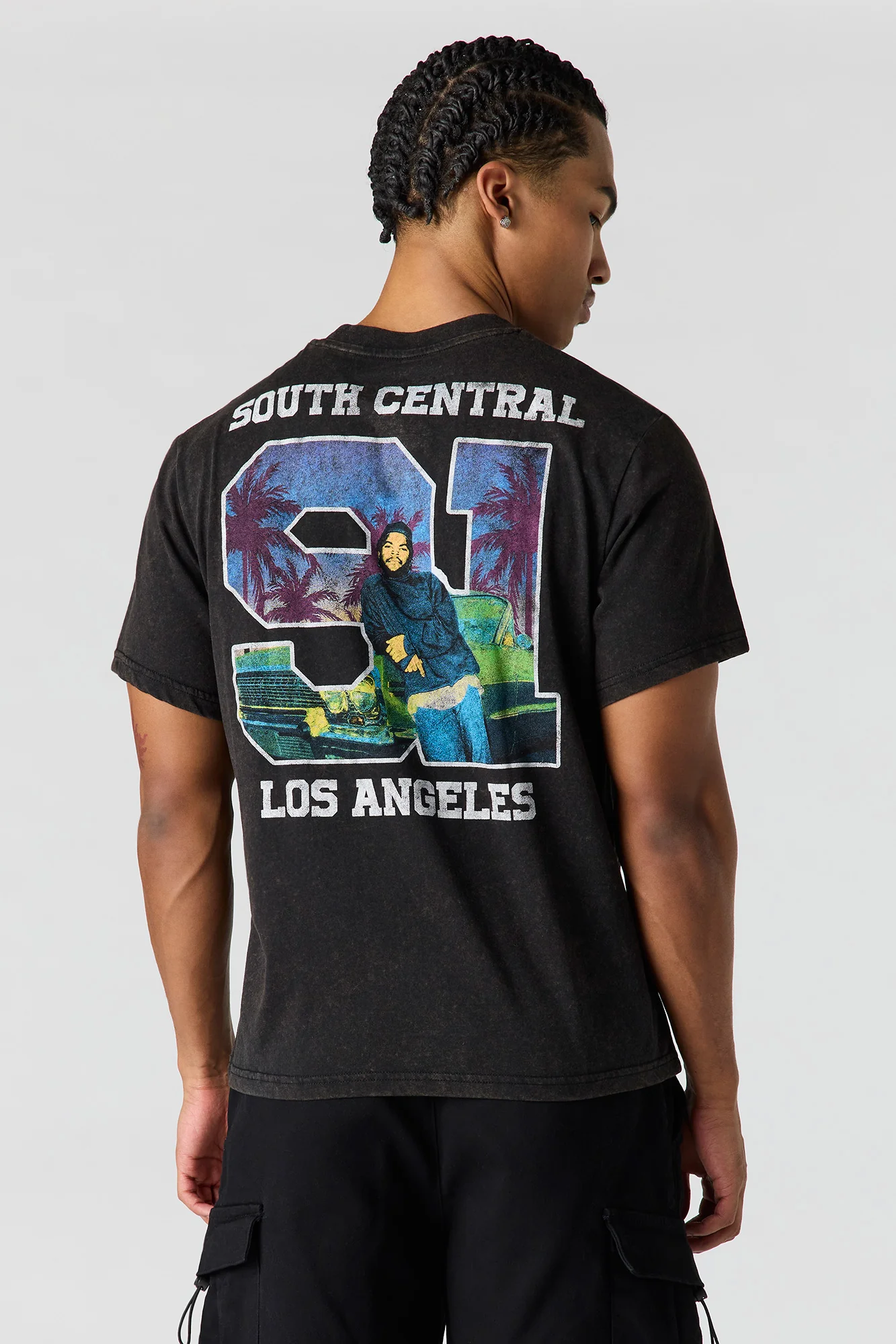 Premium Heavyweight Cotton Boys n the Hood Graphic T-Shirt - Image 2