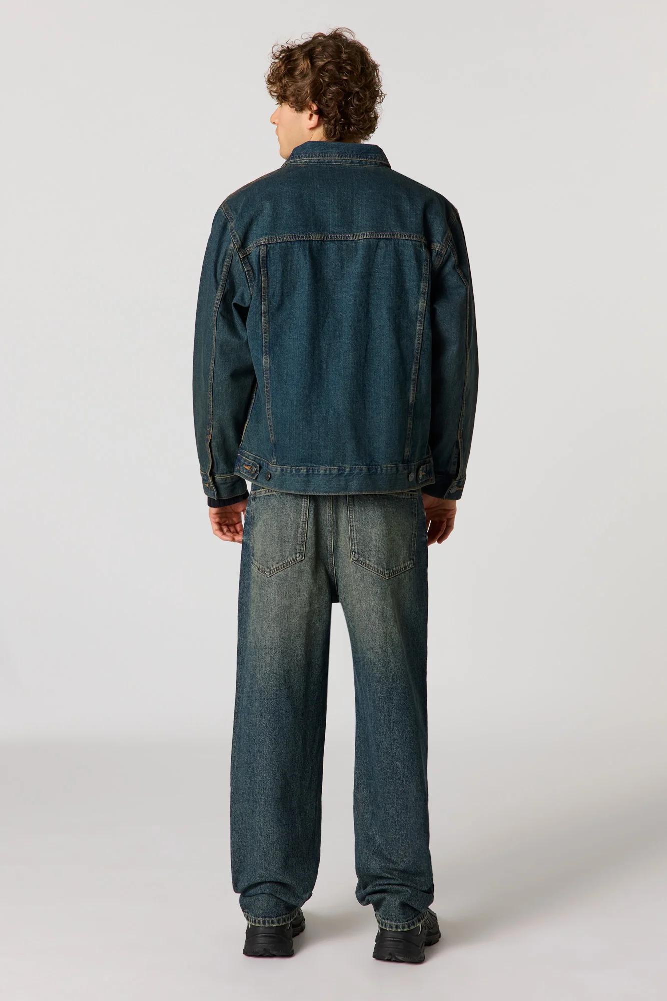 Dark Washed Baggy Jean - Image 3