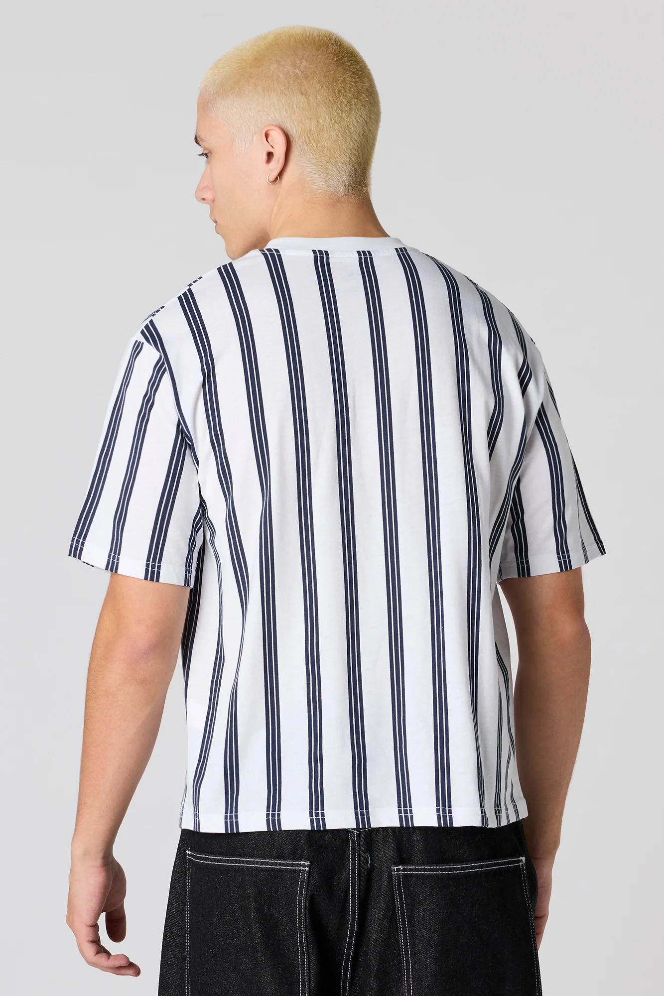 Malibu Embroidered Striped T-Shirt - Image 10