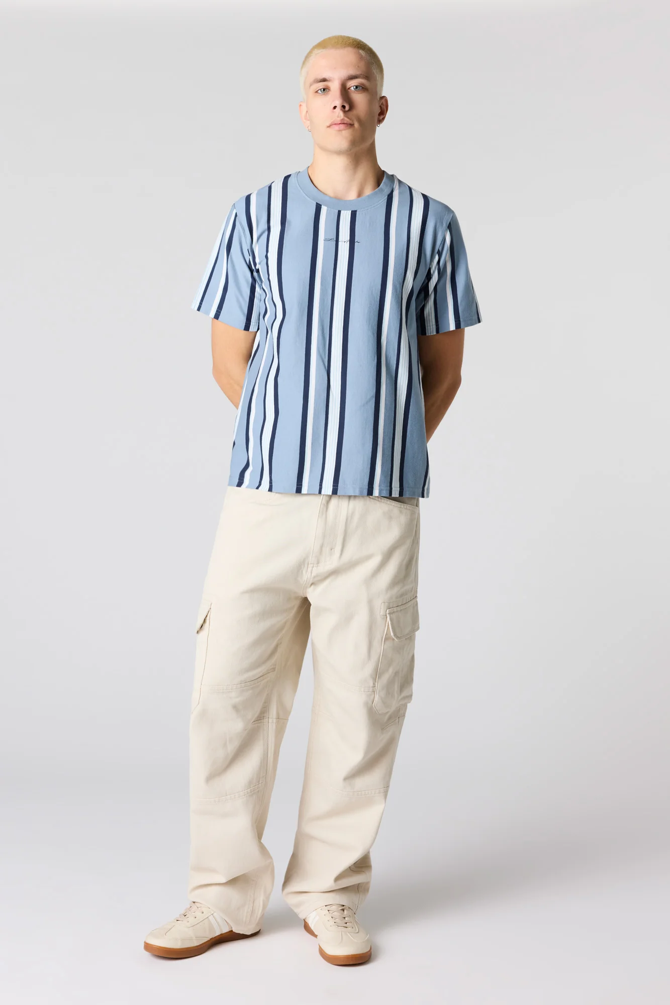 Destination Embroidered Striped T-Shirt - Image 19