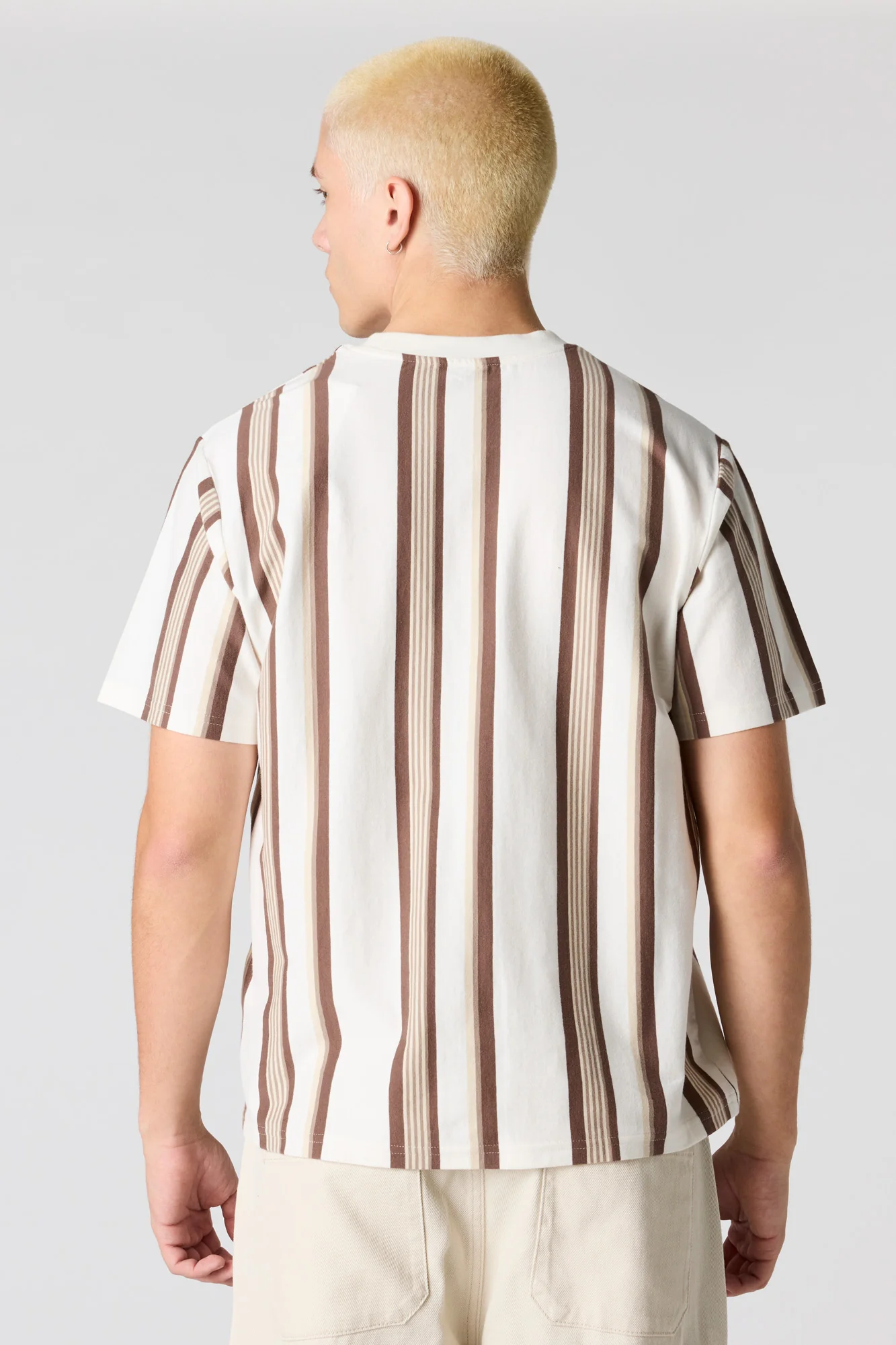 Destination Embroidered Striped T-Shirt - Image 2