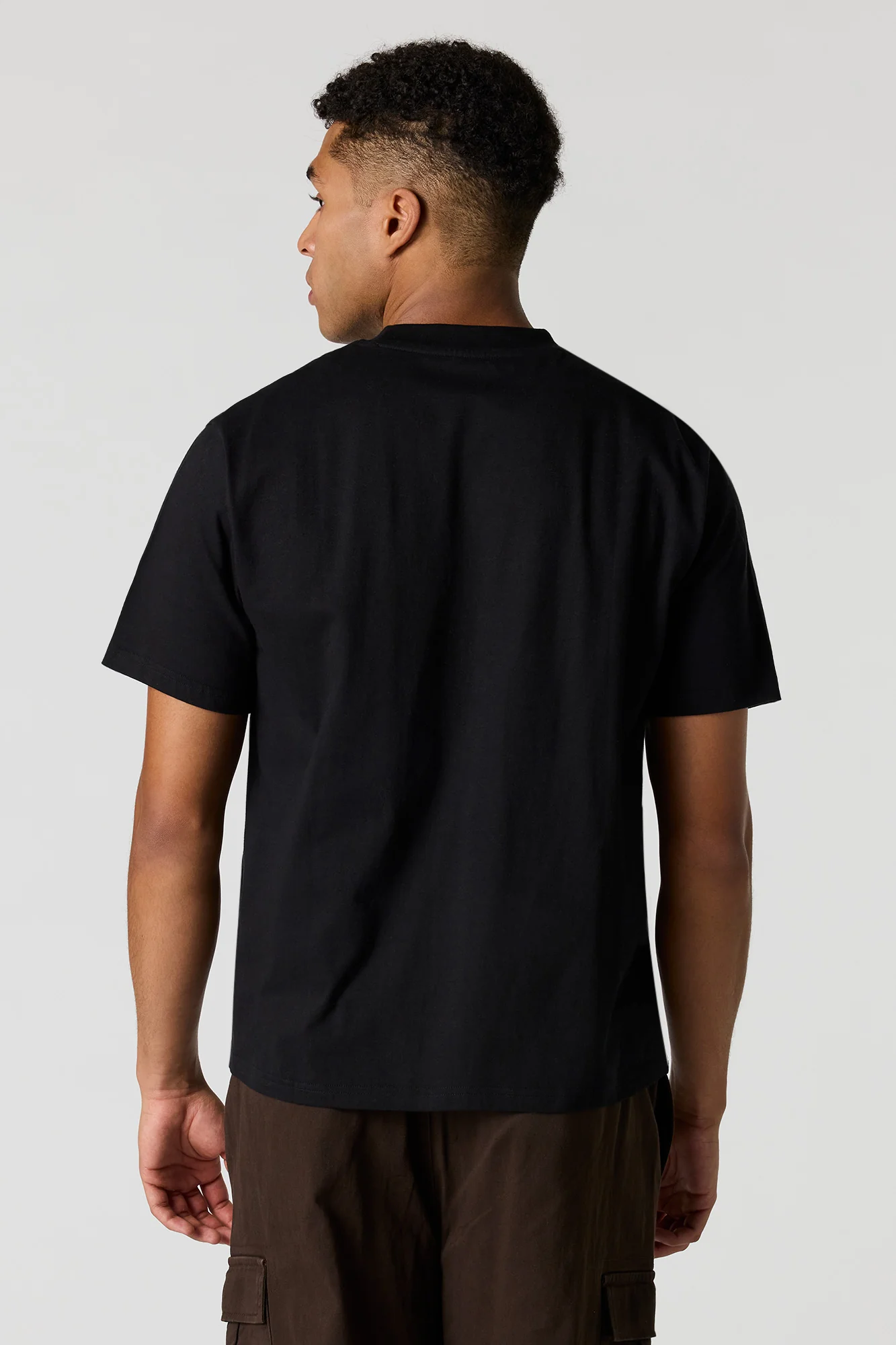 Solid Crew Neck T-Shirt - Image 5