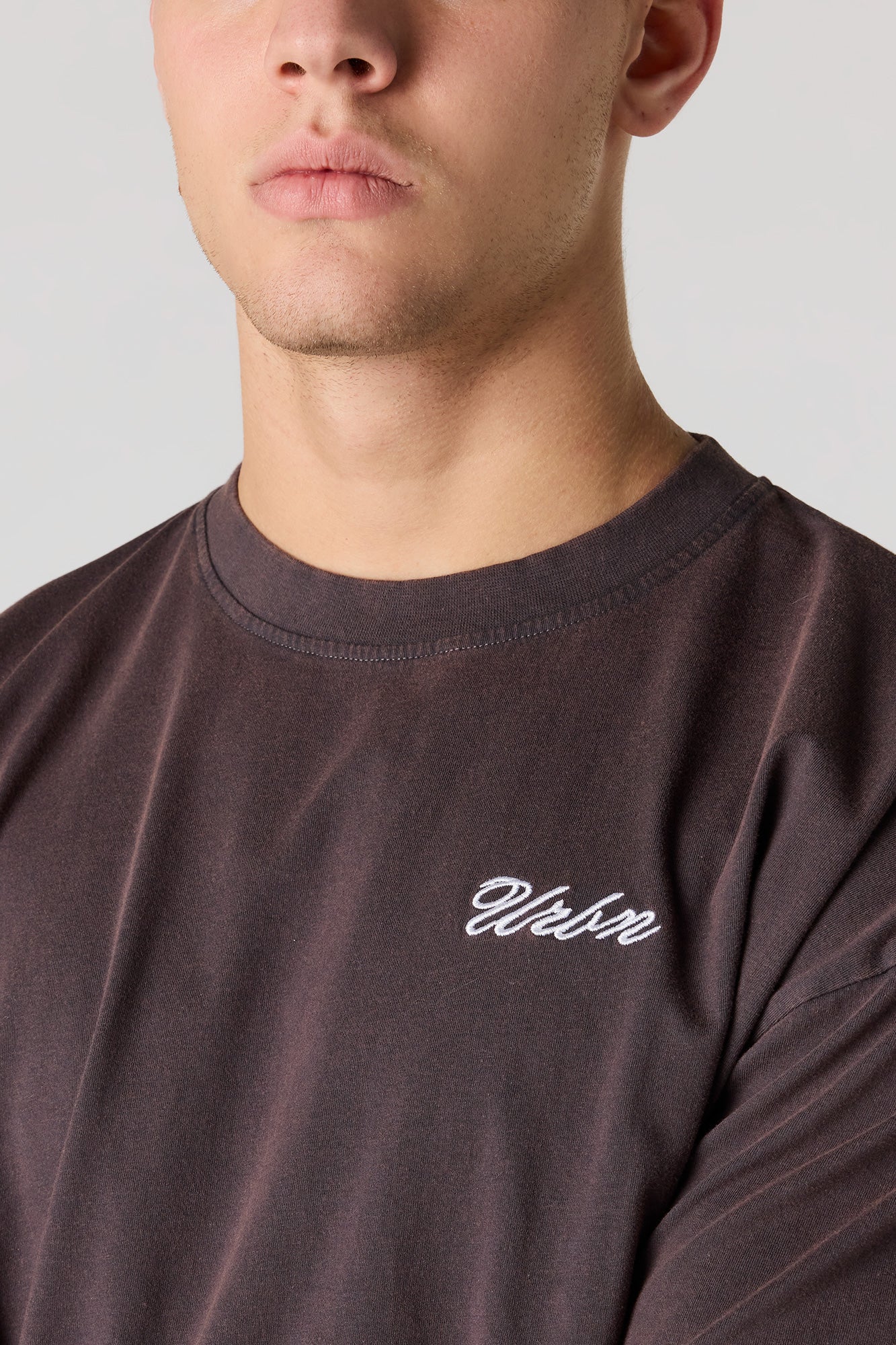 Embroidered Washed Relaxed T-Shirt - Image 4